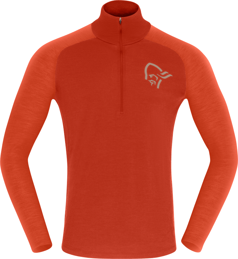femund pureUll Zip Neck M's Pureed Pumpkin