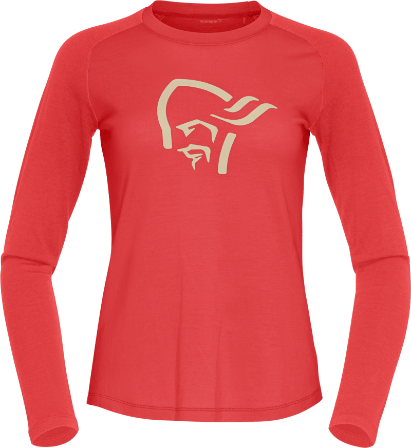 femund pureUll Long sleeve W's Paprika