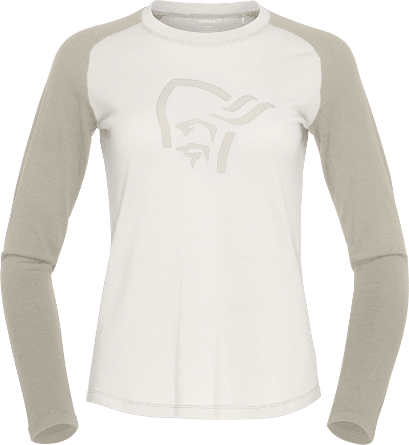 femund pureUll Long sleeve W's Whisper White