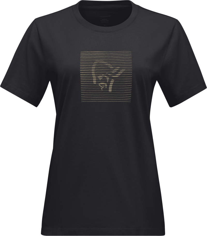 /29 cotton shutter T-shirt W's Caviar Black
