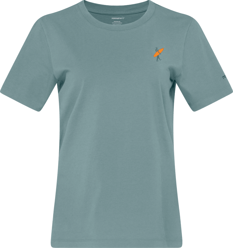 /29 cotton activity embroidery T-shirt W's Trooper