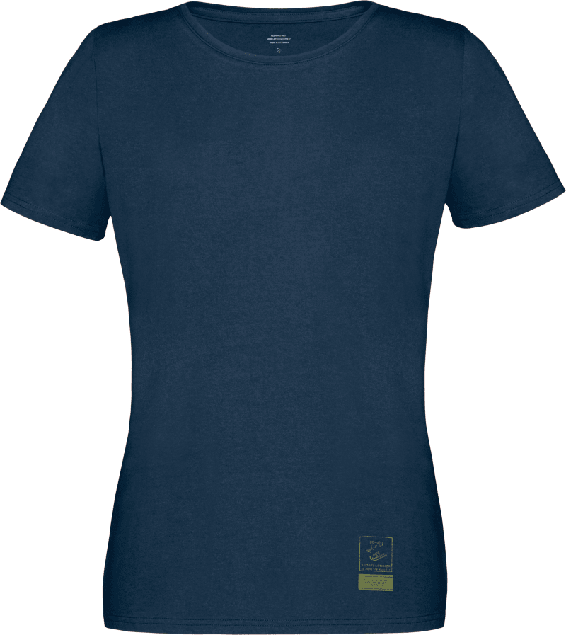 /29 cotton stamp T-Shirt W's Indigo Night/Elmwood