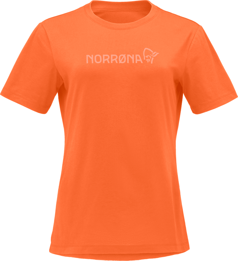 /29 cotton Norrøna viking T-shirt W's Orange Alert