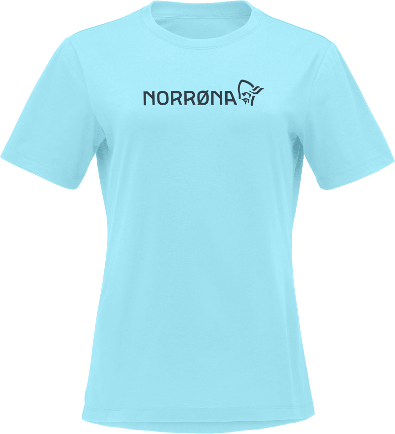 /29 cotton Norrøna viking T-shirt W's Aqua Haze