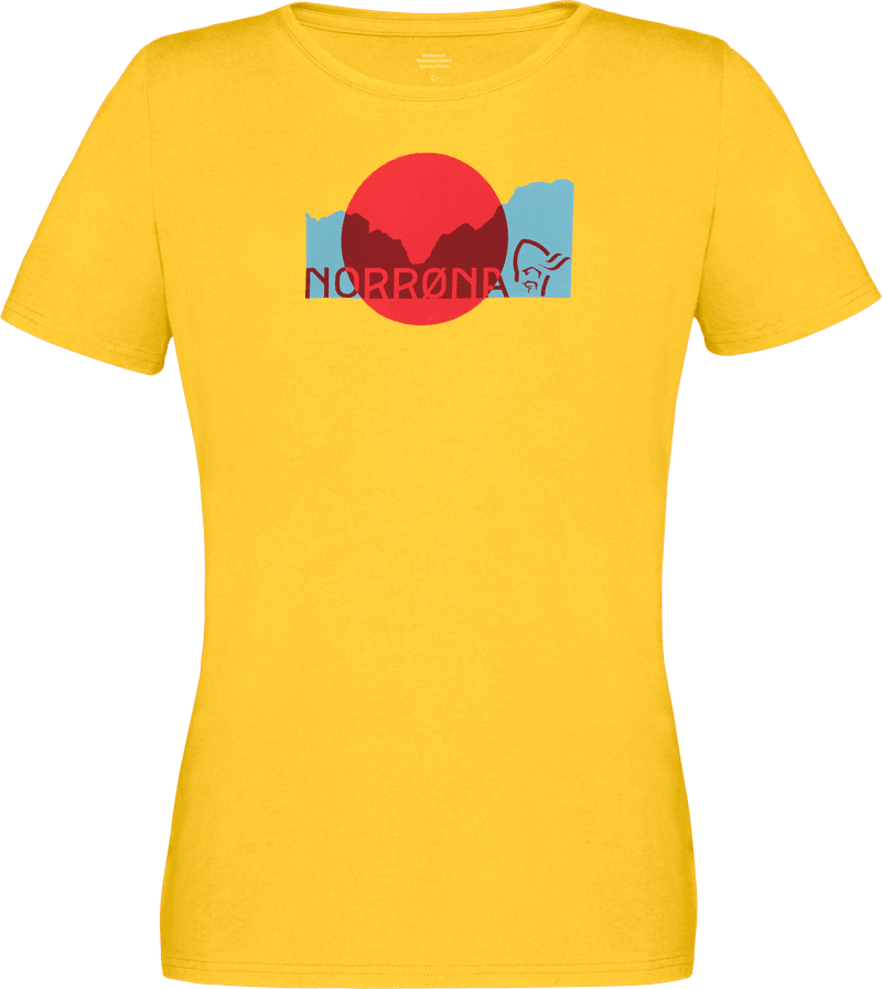 /29 cotton moon T-Shirt W's Lemon Chrome