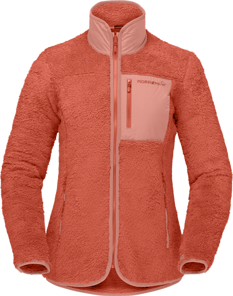 norrøna warm3 Jacket W's Orange Alert