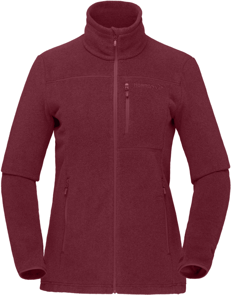 norrøna warm2 Jacket W's Rhubarb Melange
