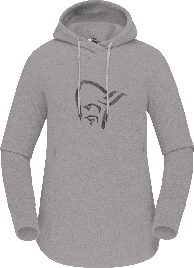 norrøna warm2 Hood W's Drizzle Melange