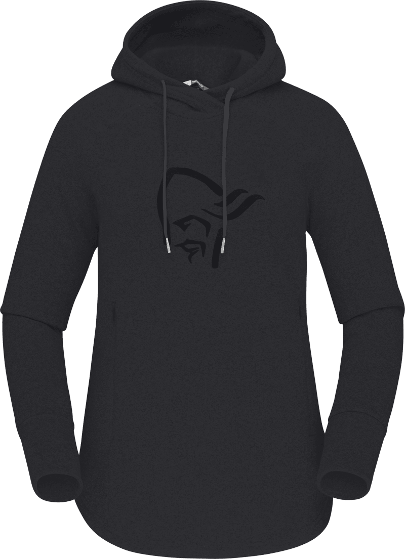 norrøna warm2 Hood W's Caviar Black