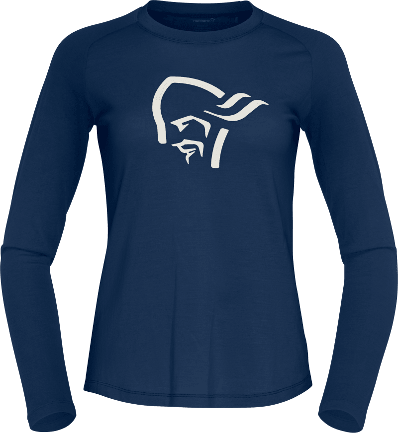 norrøna pureUll Long sleeve W's Indigo Night