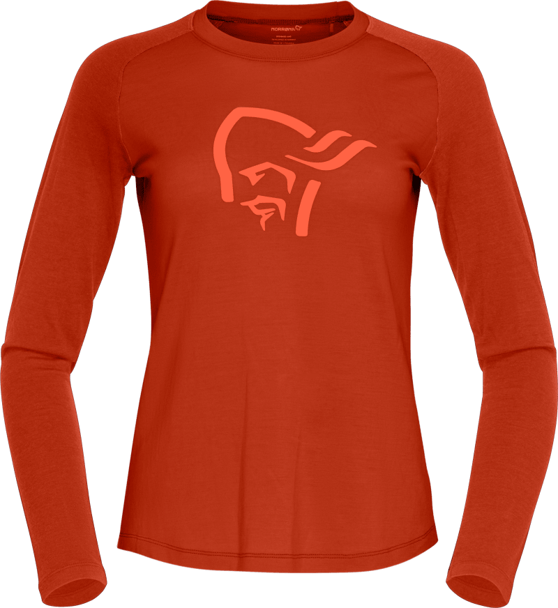 norrøna pureUll Long sleeve W's Rooibos Tea