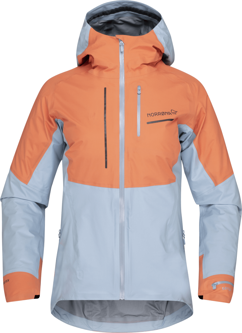 senja Gore-Tex Active Jacket W's Flamingo/Blue Fog