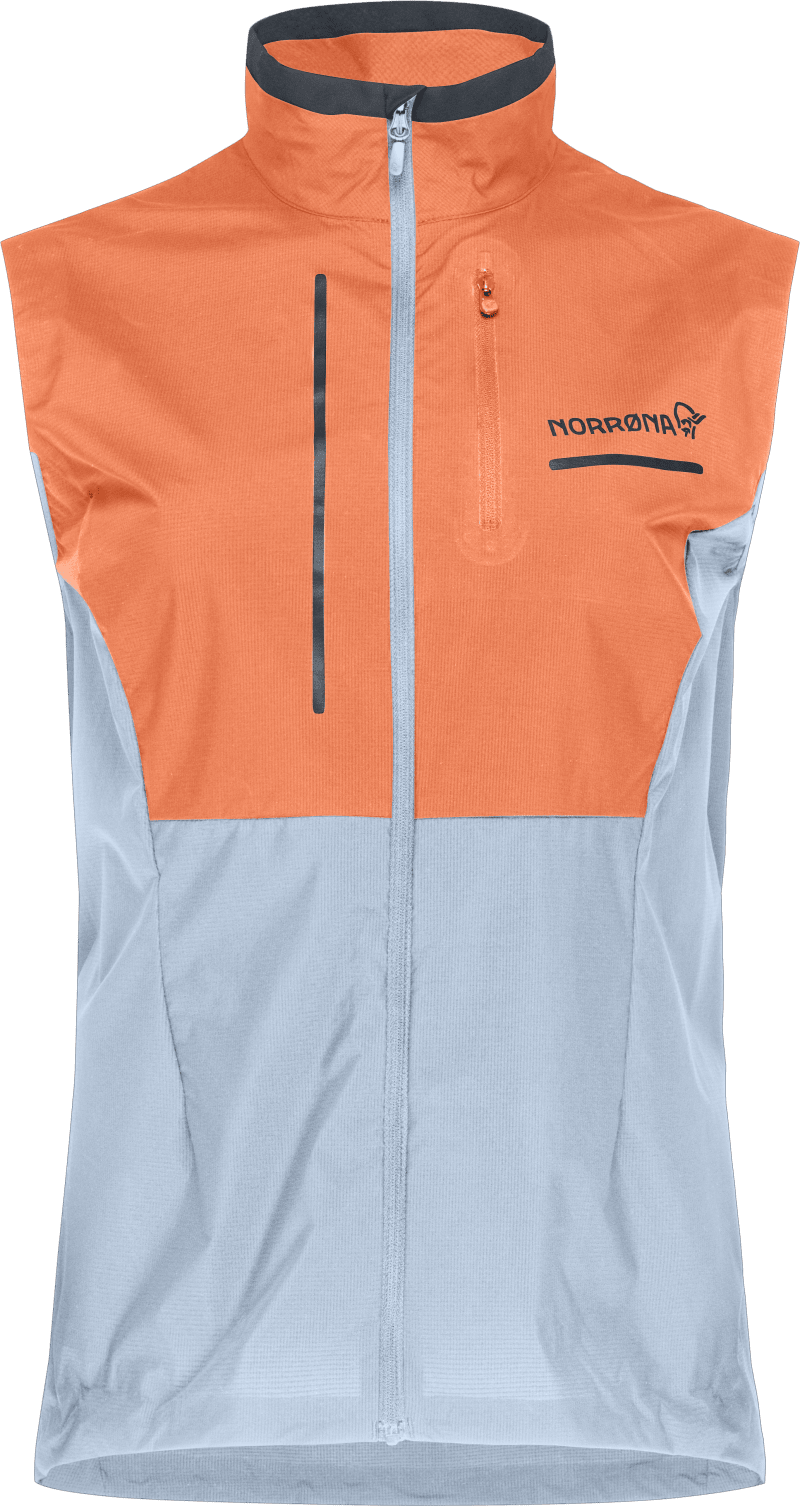 senja aero90 Vest W's Flamingo/Blue Fog