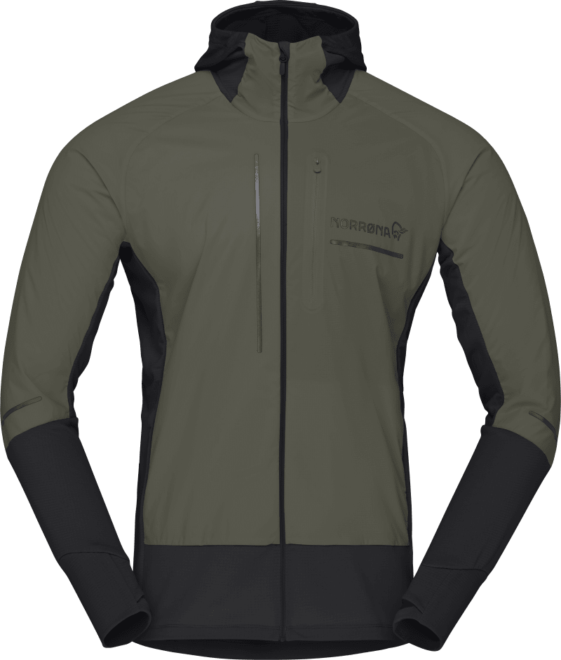 senja Alpha90 Hood M's Olive Night