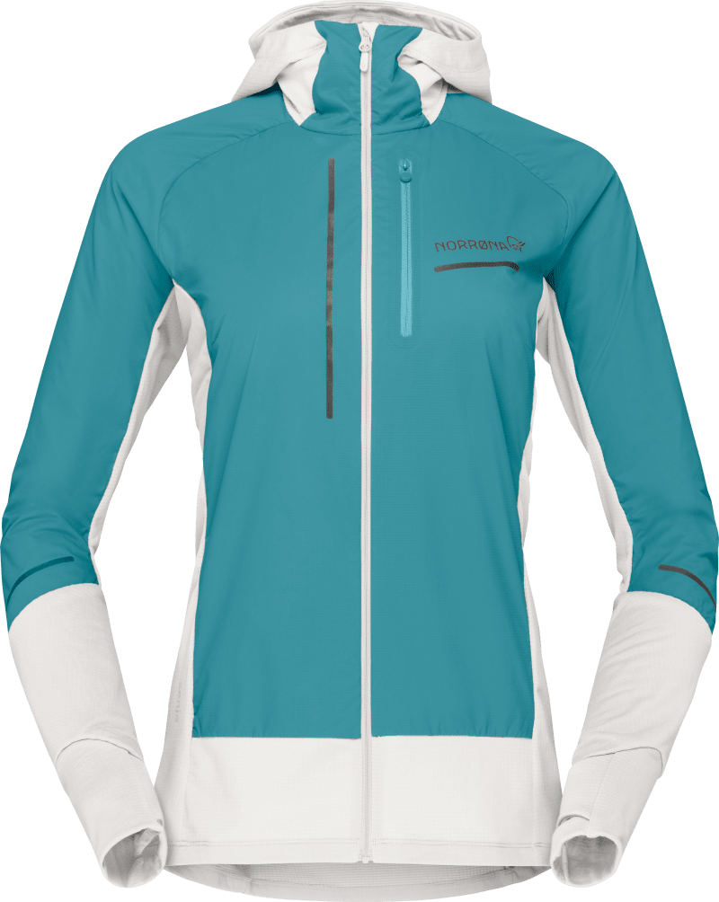senja Alpha90 Hood W's Brittany Blue/Snow White