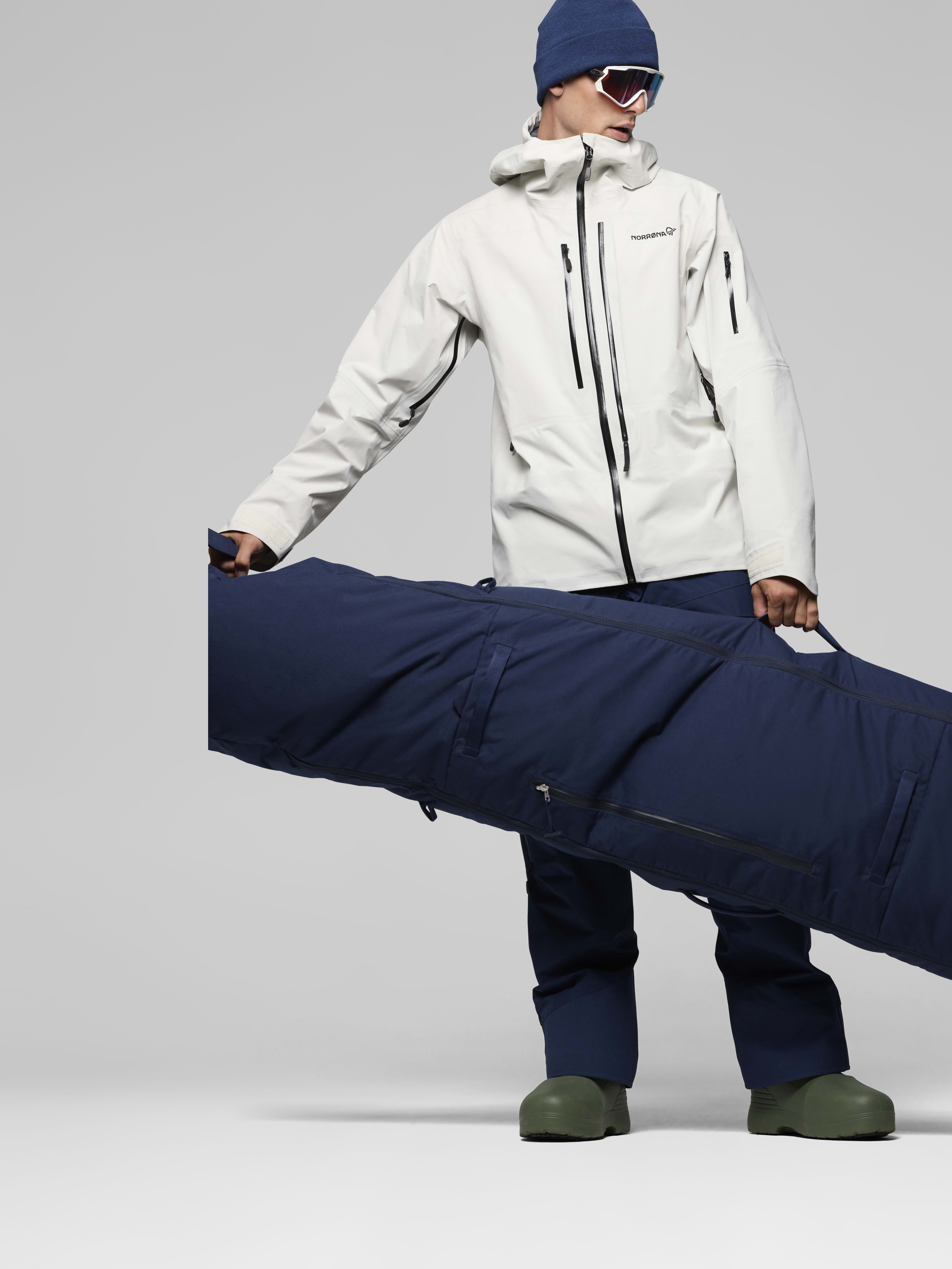 Female Look image of norrona XL Ski Bag Indigo Night