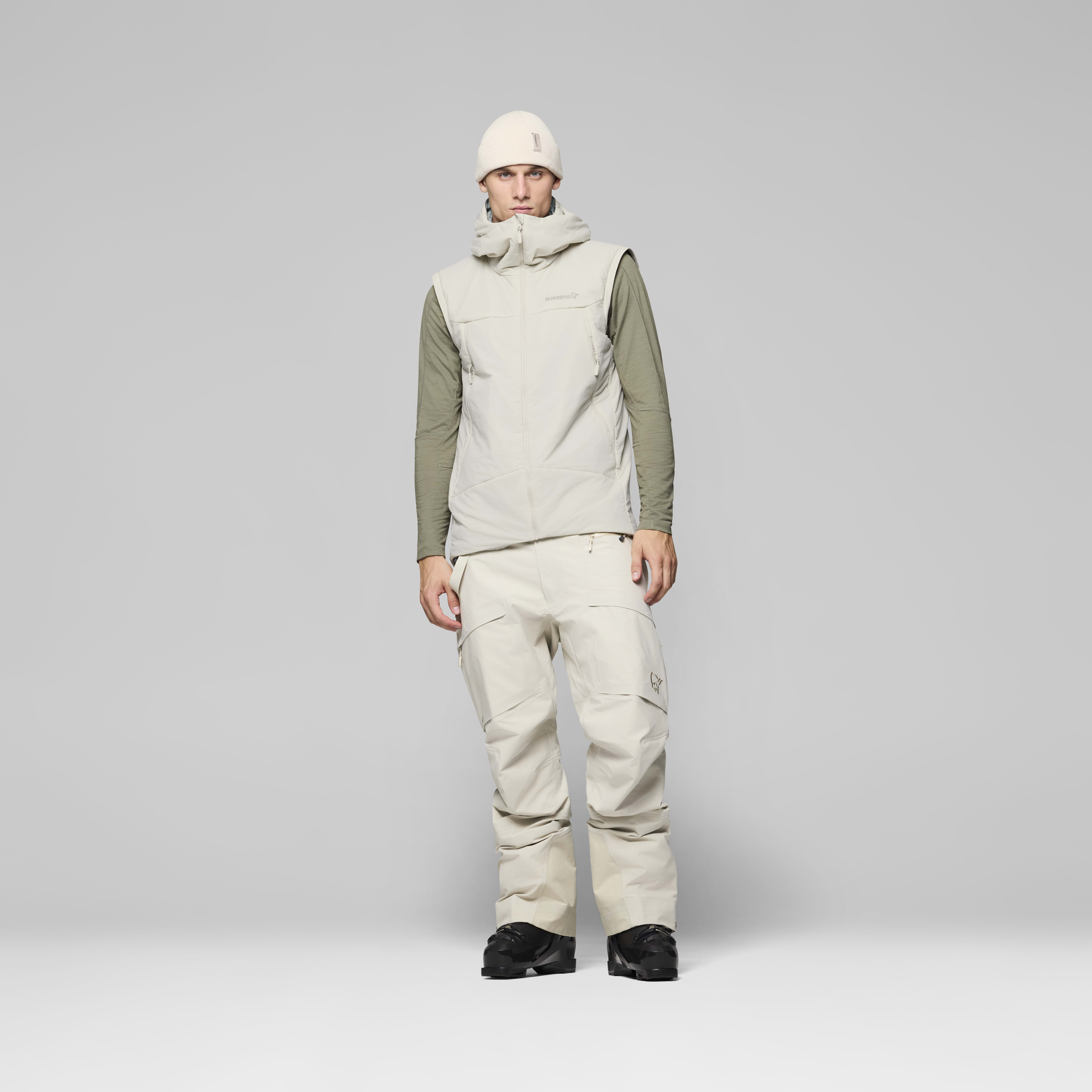 Male Look back image of more thermo60 aero200 Jacket Oatmeal