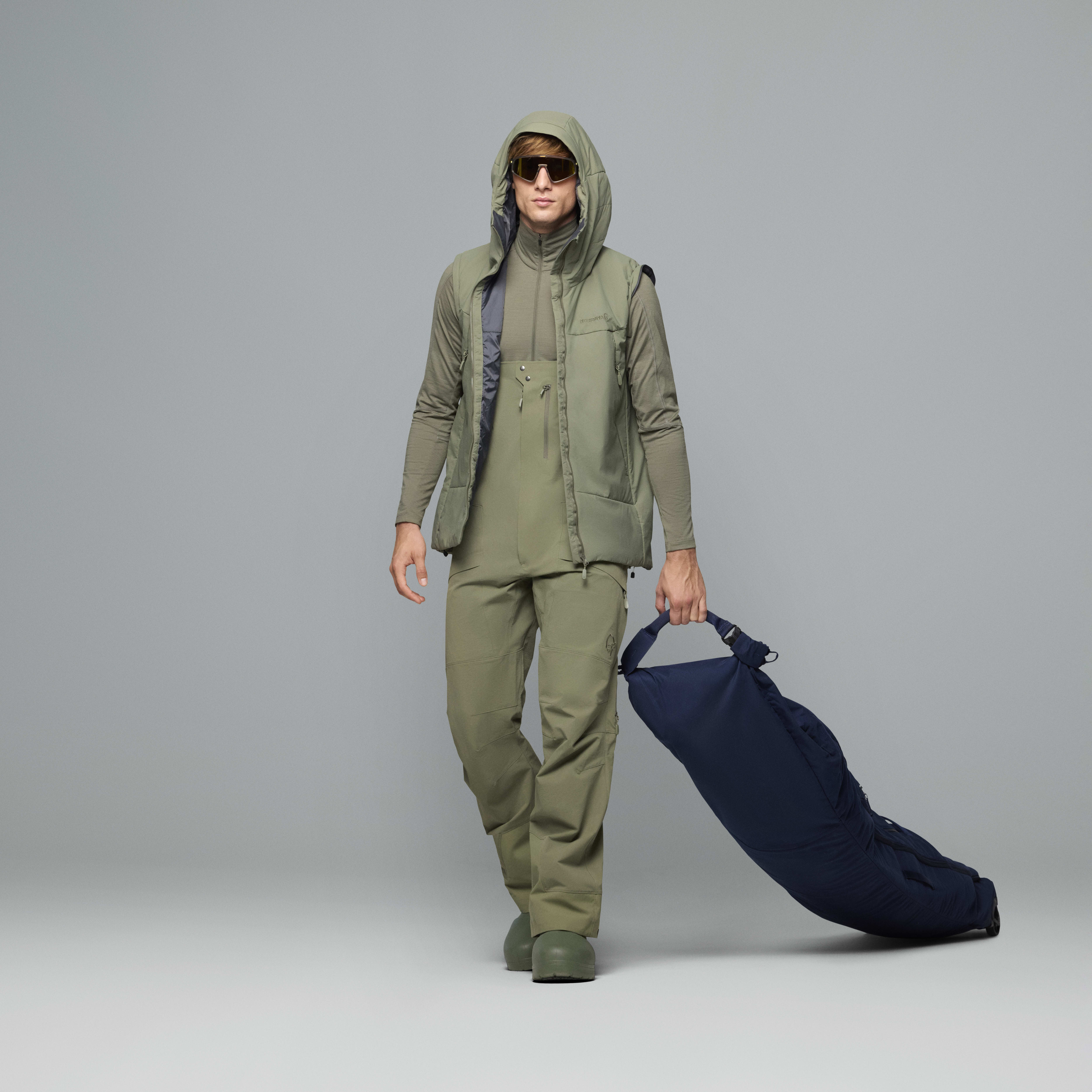 Male Look  image of more thermo60 aero200 Jacket Deep Lichen Green