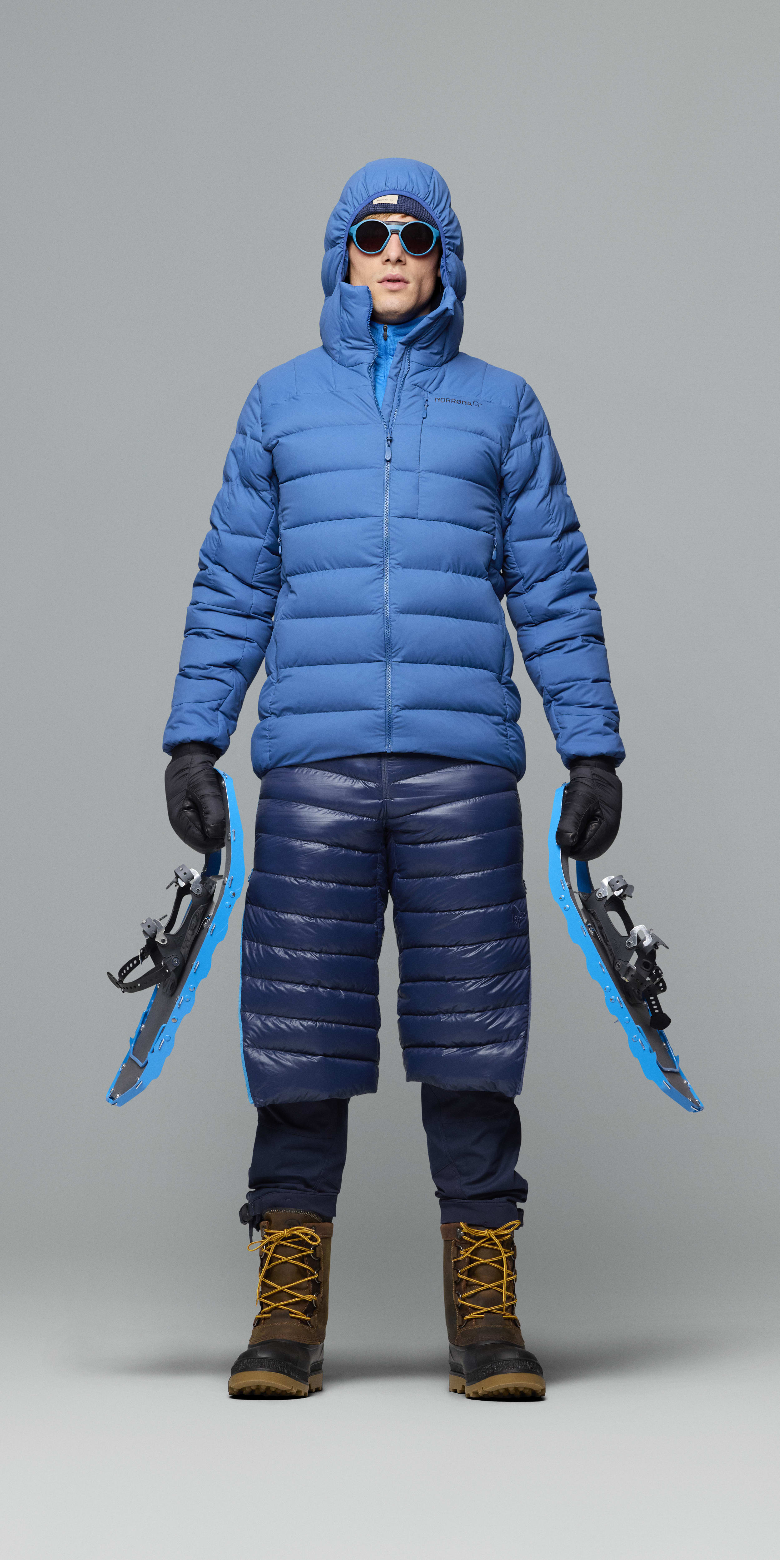 Male Look  image of femund cotton heavy duty Pants Indigo Night