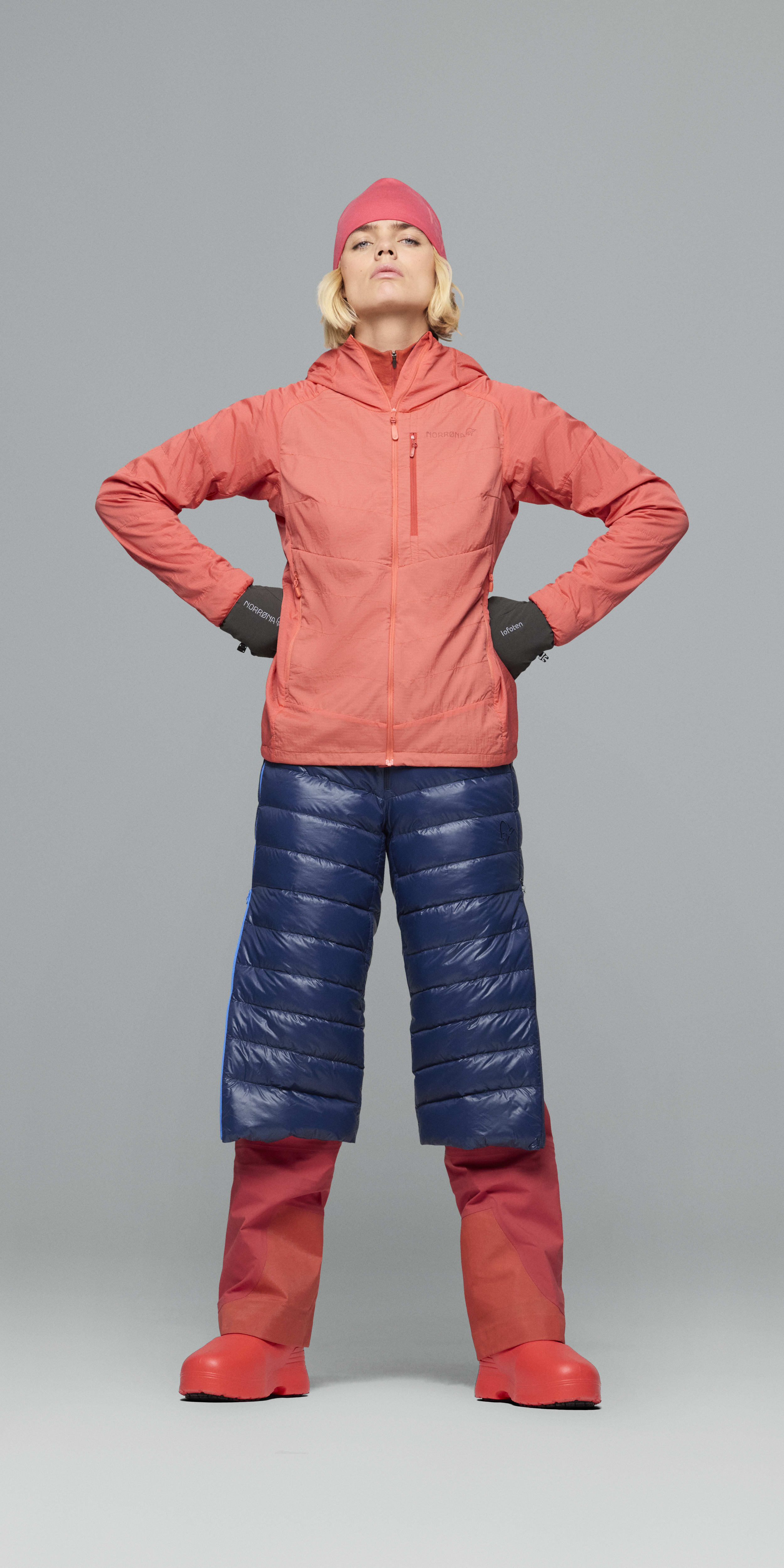 Female Look  image of femund pureUll Zip Neck Baked Apple