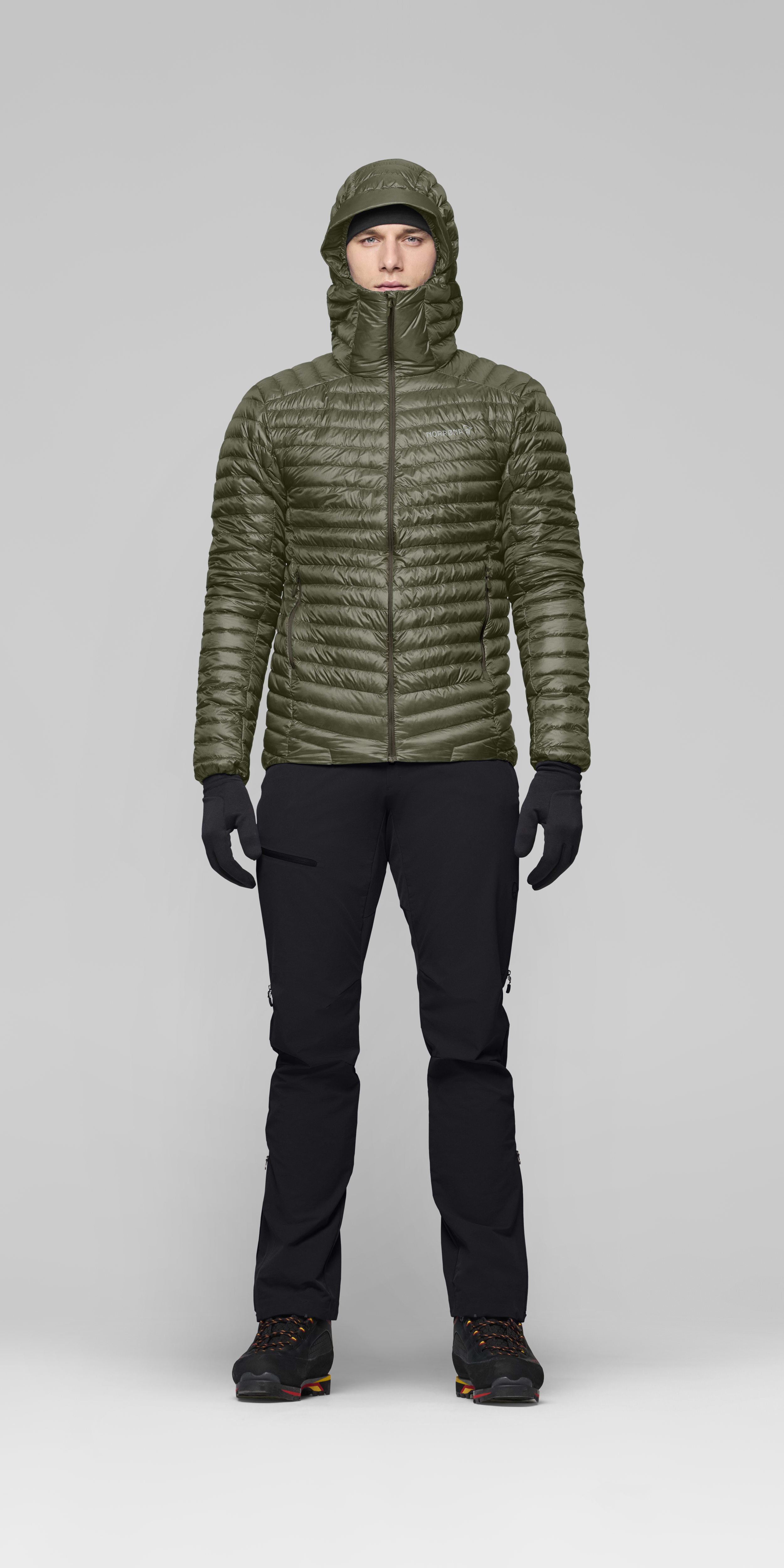 <span class="-lower">down<sup>800</sup></span> super light Hood – Deep Lichen Green
