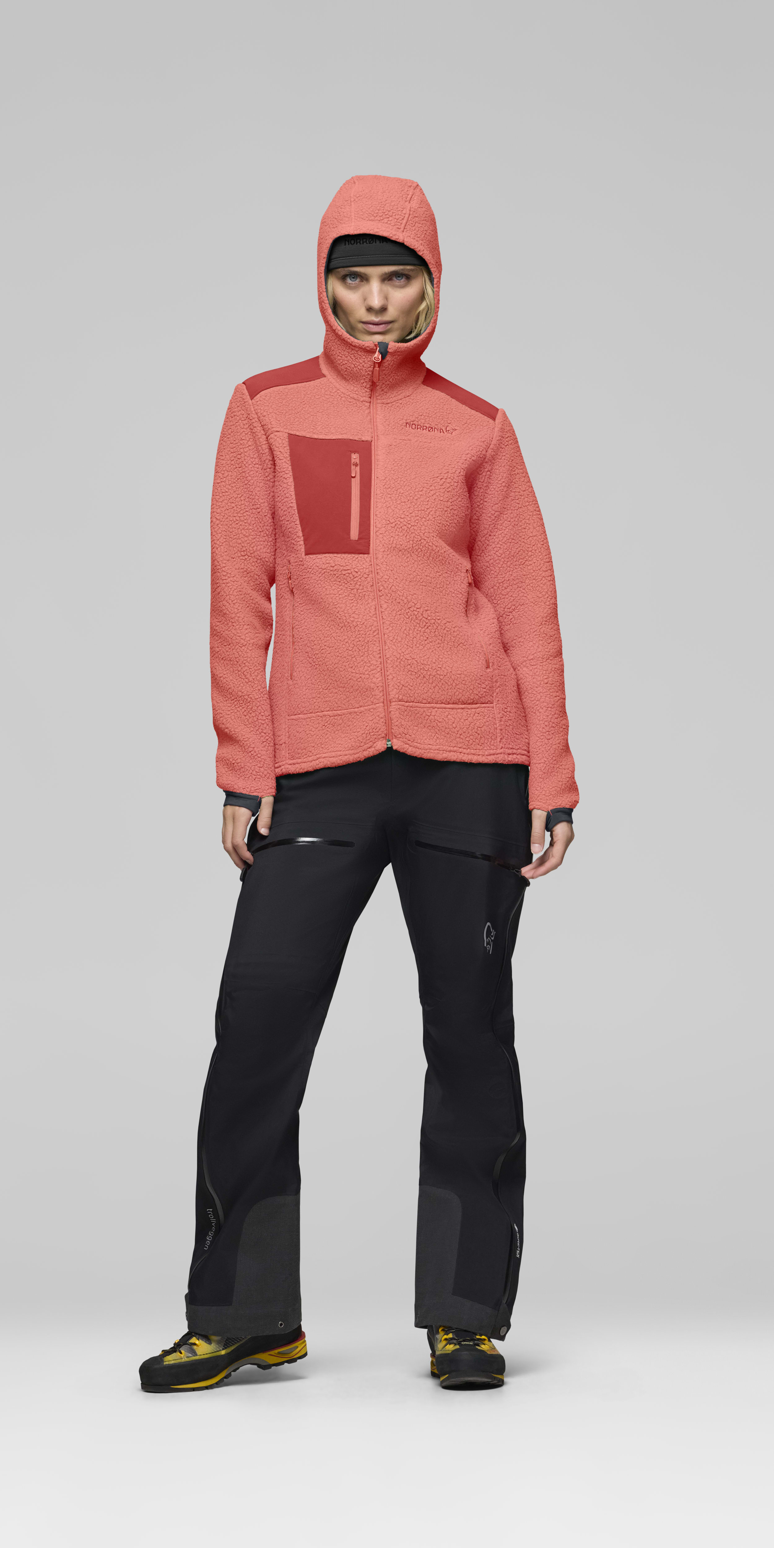 <span class="-lower">warm<sup>3</sup></span> Zip Hood – Deep Sea Coral/Baked Apple