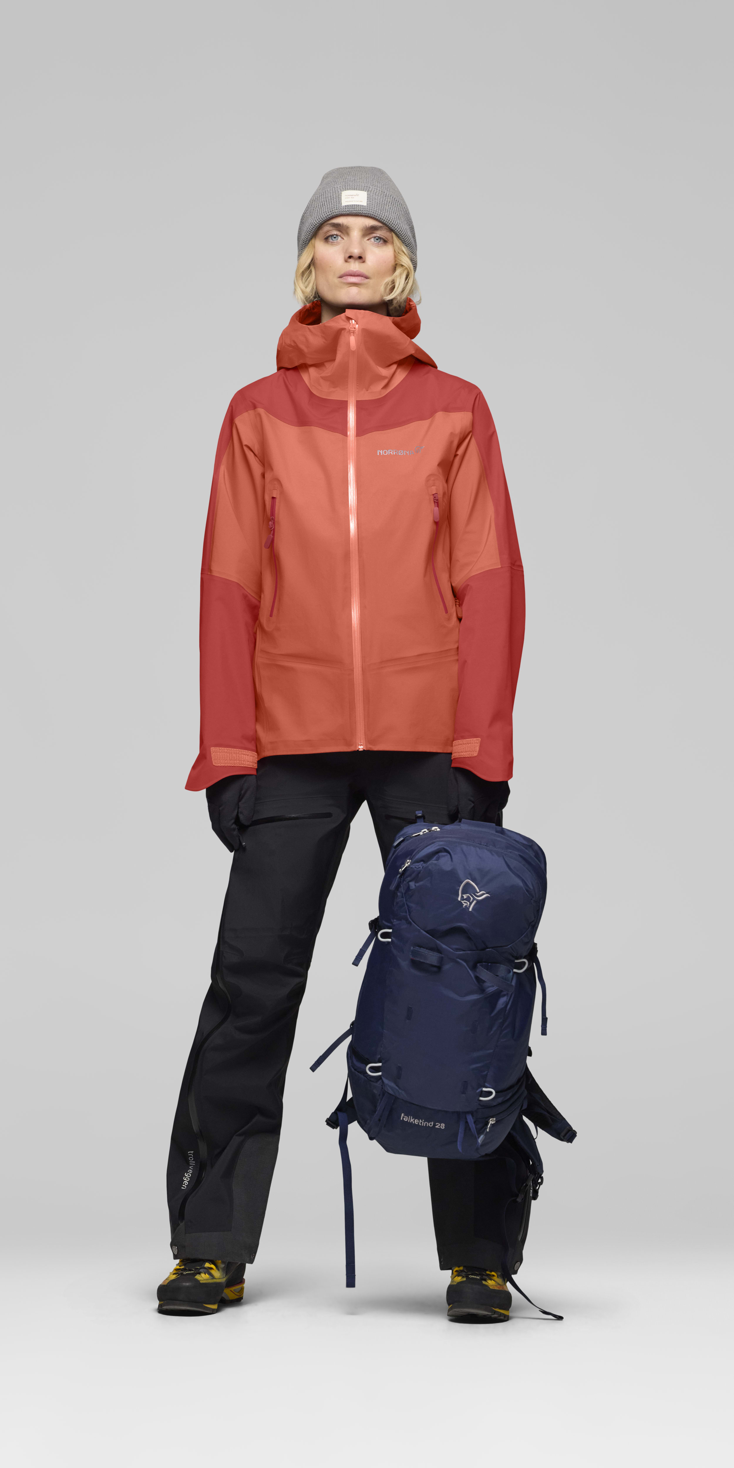 Gore-Tex Jacket – Deep Sea Coral/Baked Apple
