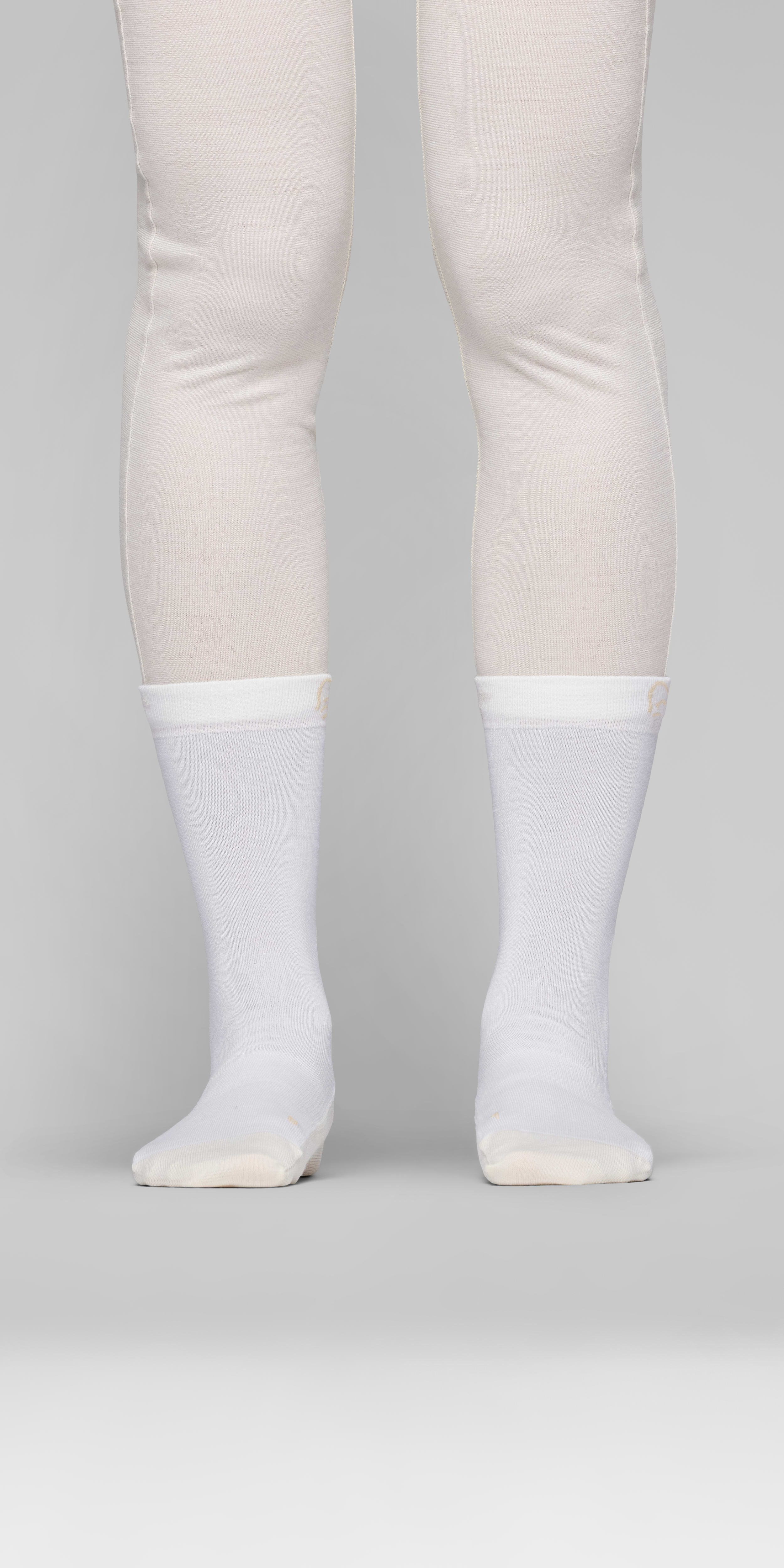light merinoUll Socks – Snow White