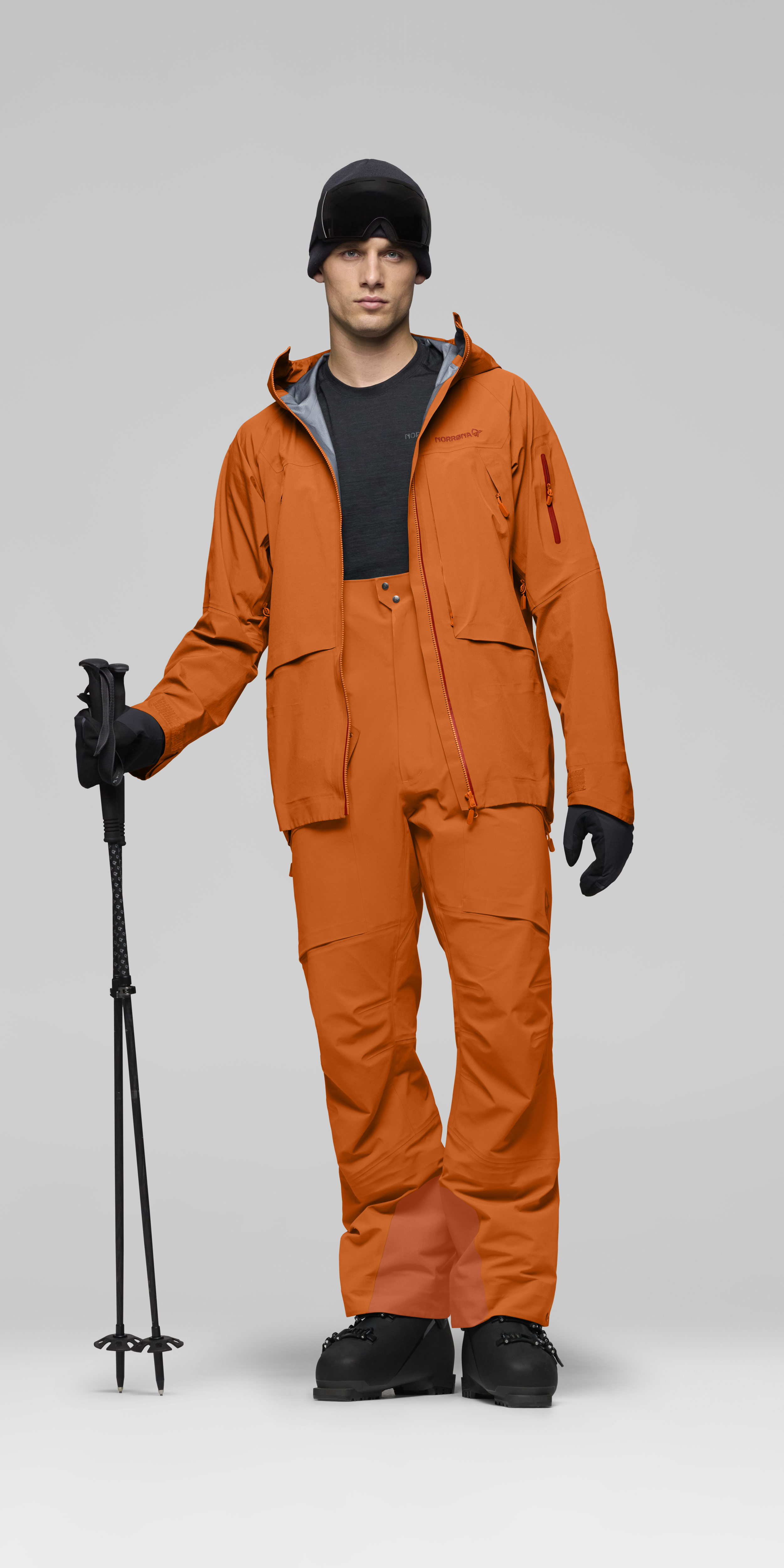 Gore-Tex Salopette – Gold Flame