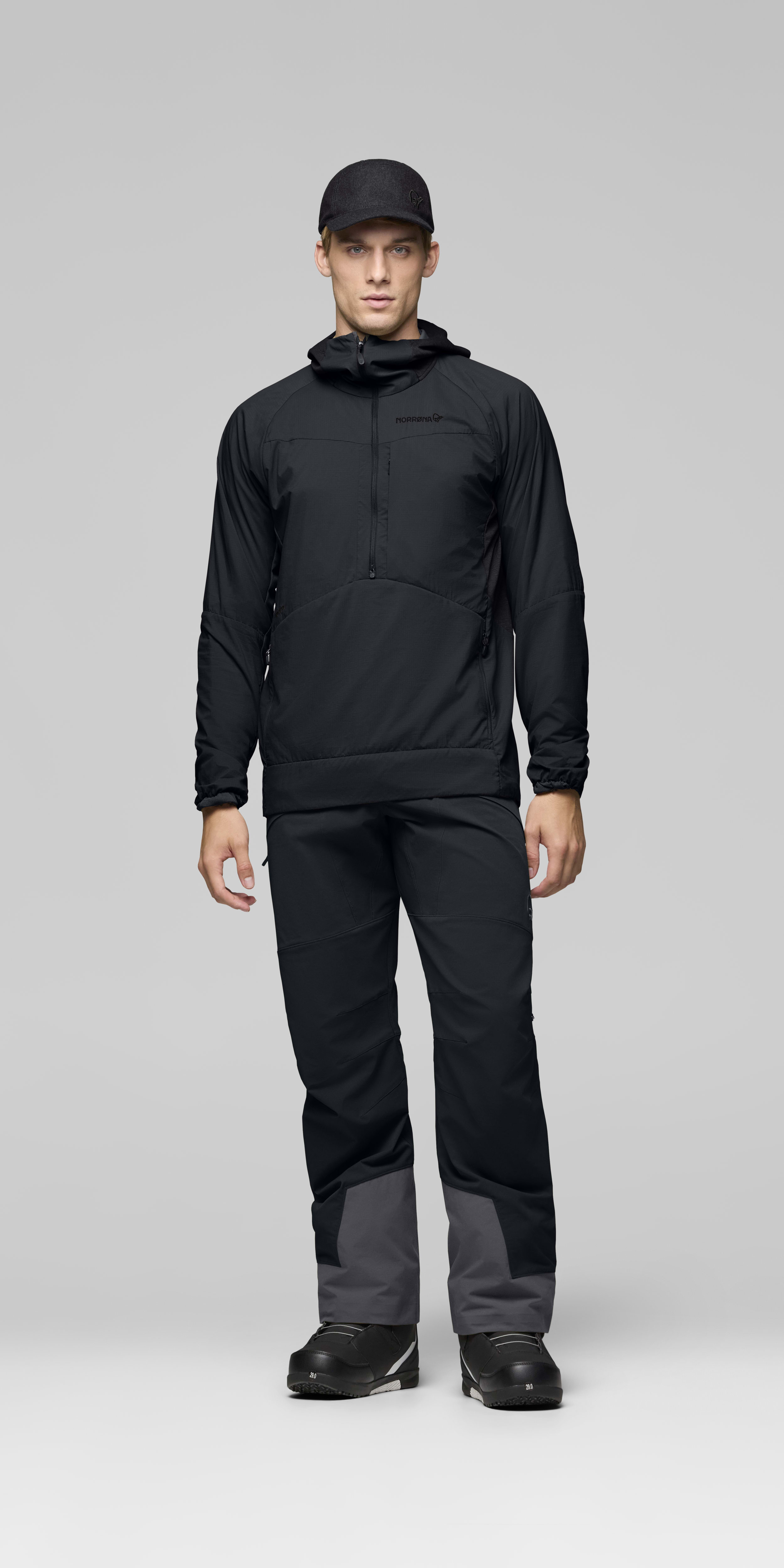 Octa Zip Hood – Caviar Black