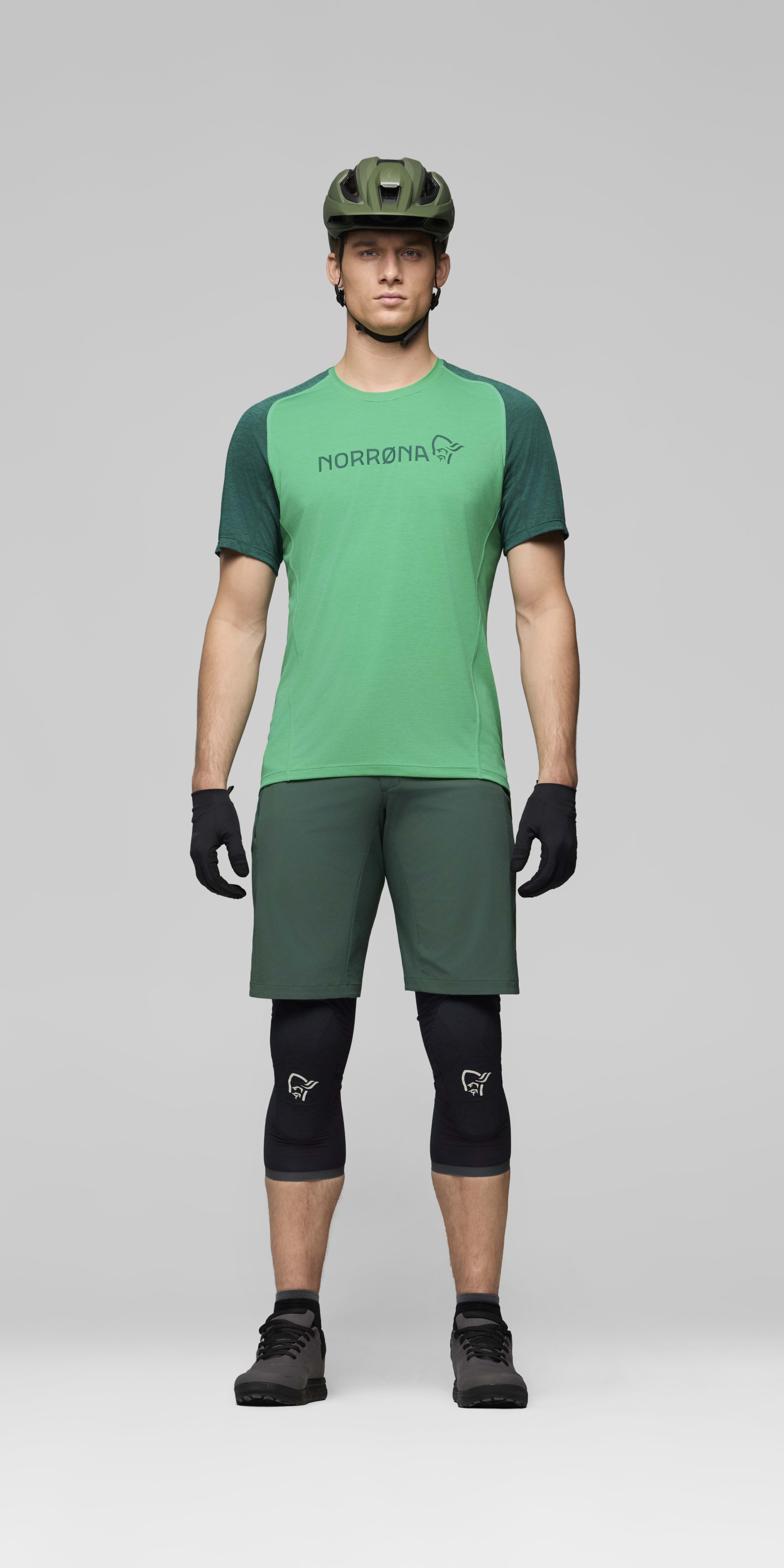 equaliser lightweight T-shirt – Peppermint/Jungle Green