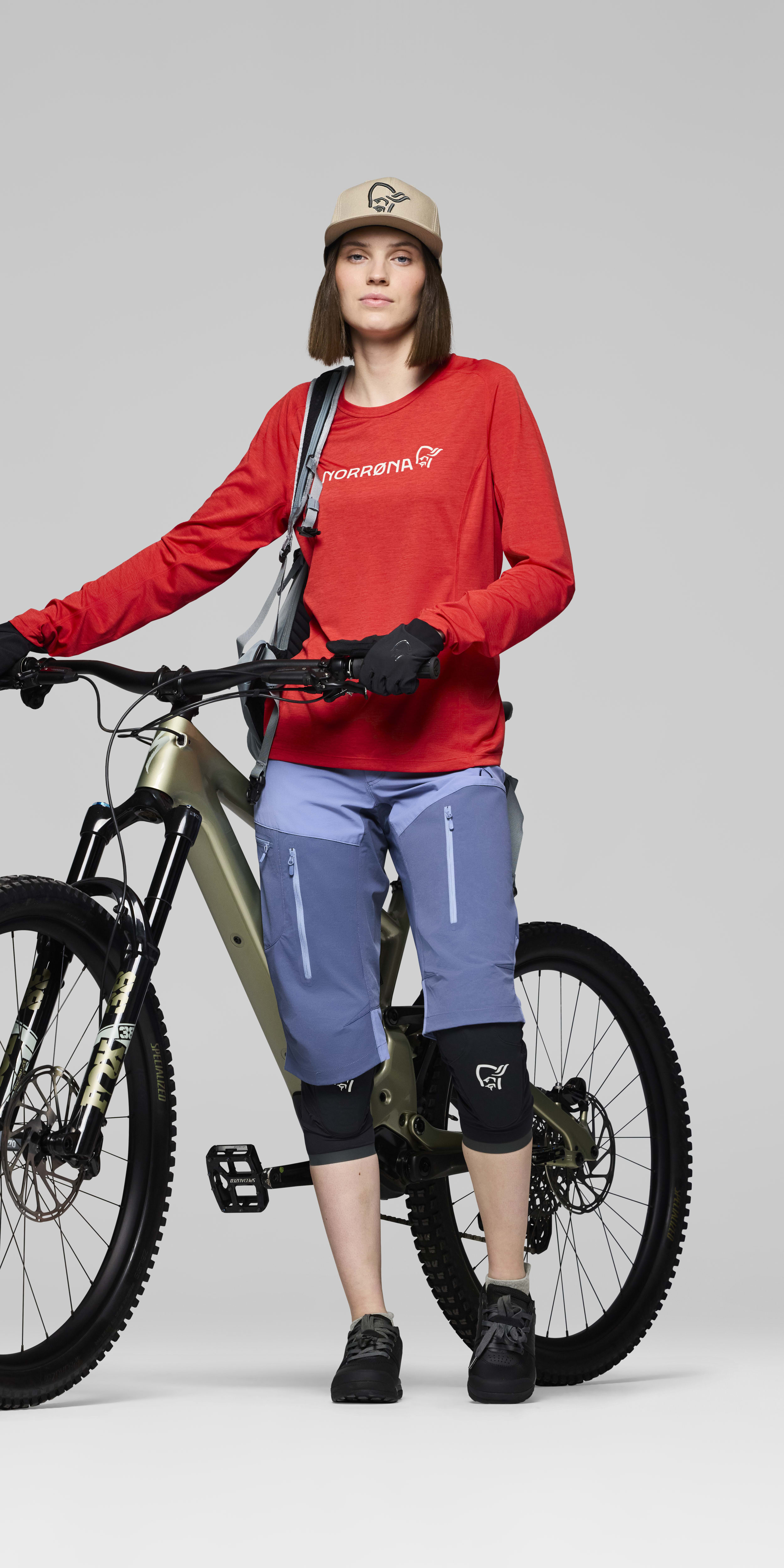 equaliser lightweight Long Sleeve – Aura Orange