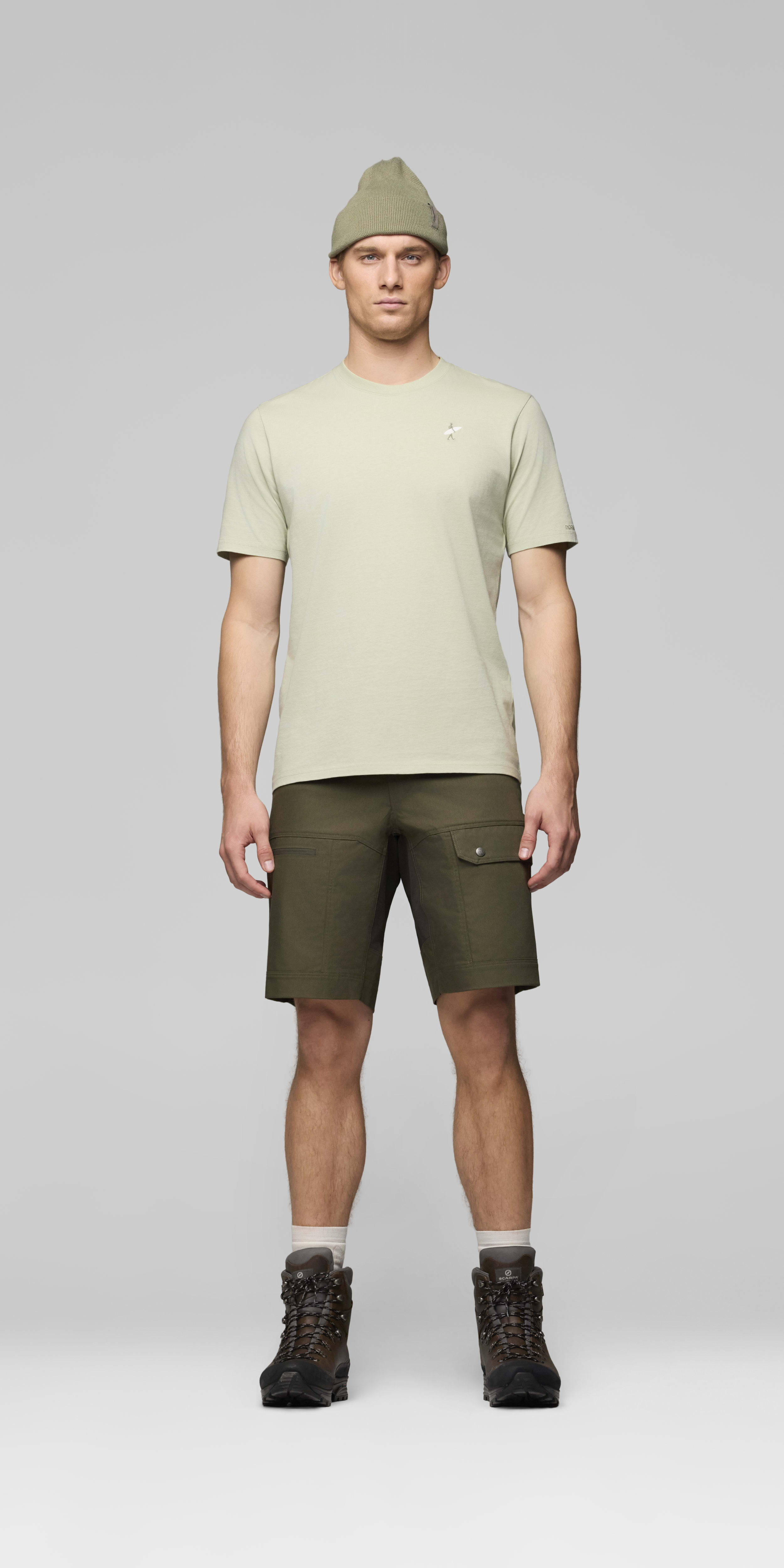 cotton heavy weight Shorts – Olive Night/Rosin