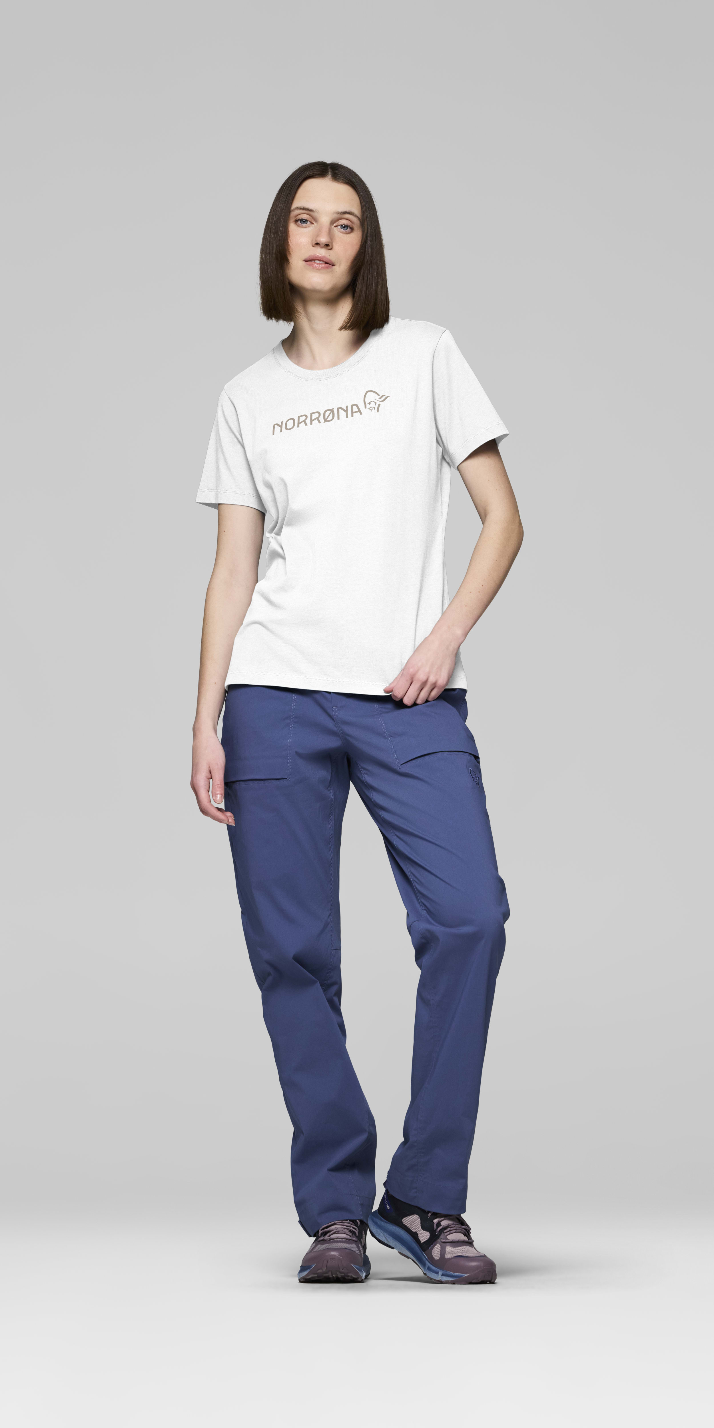 cotton Norrøna viking T-shirt – Pure White