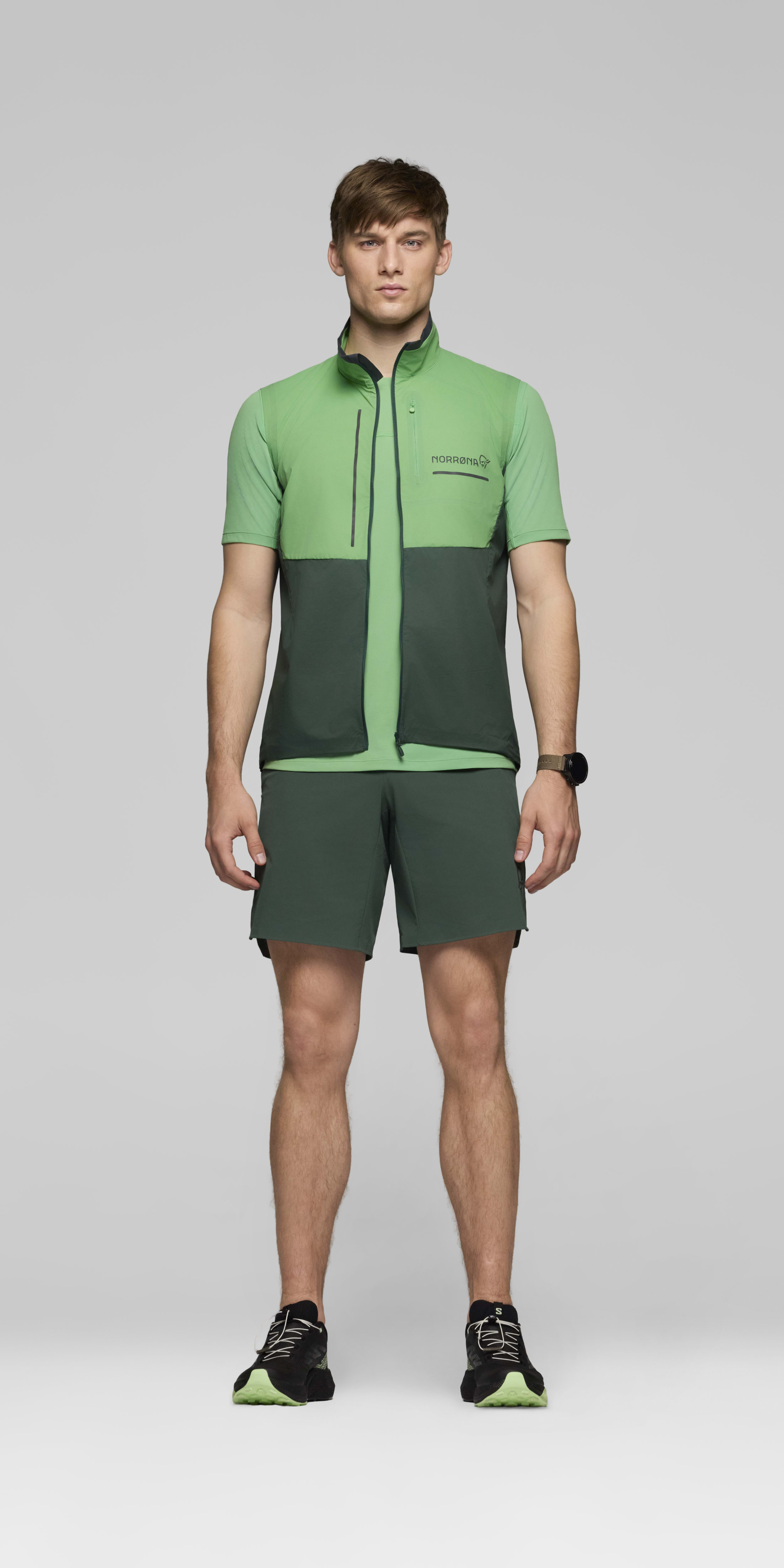 aero90 Vest – Peppermint/Jungle Green