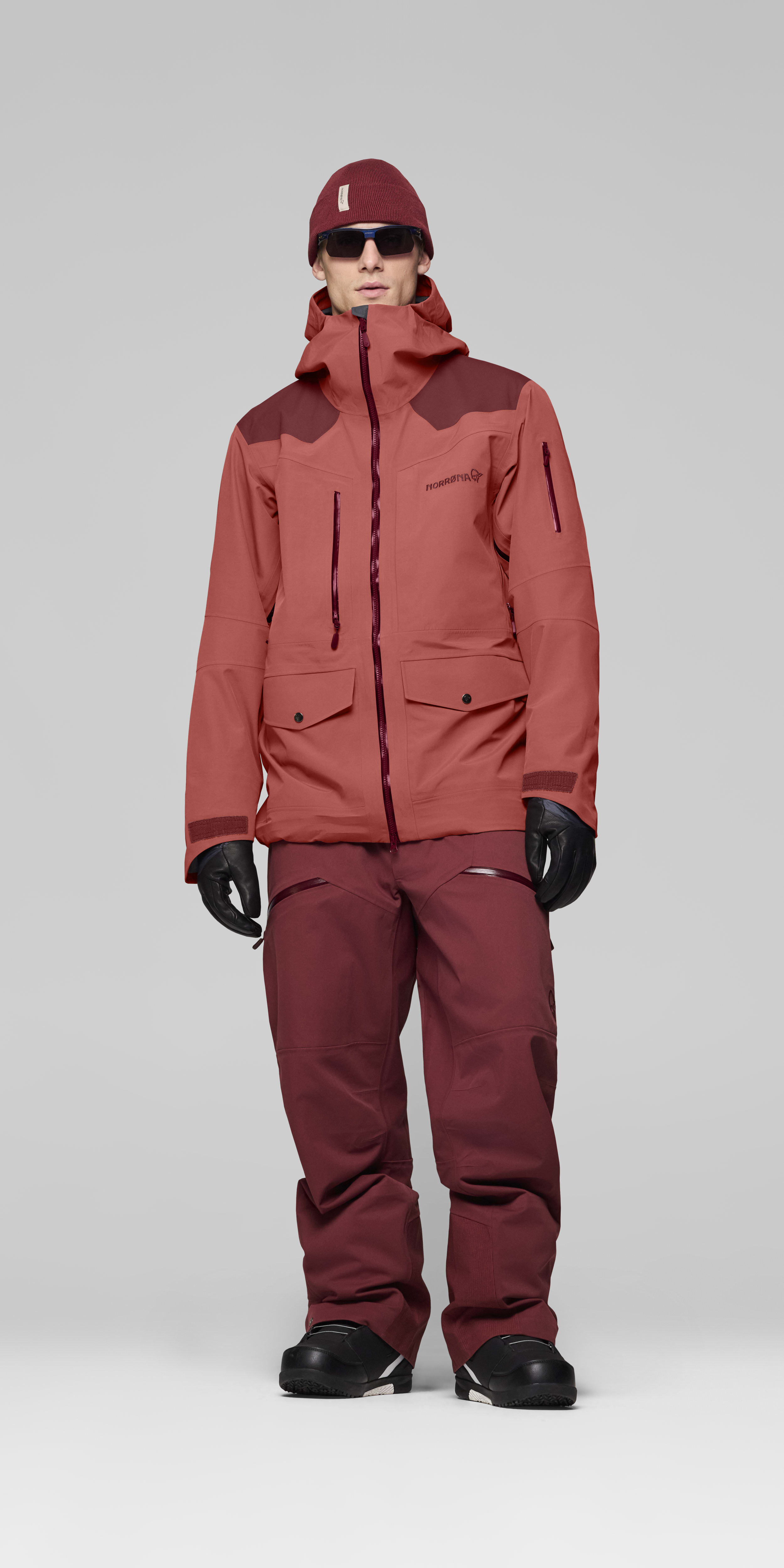 Male Look front image of tamok dri3 Jacket Cowhide/Port