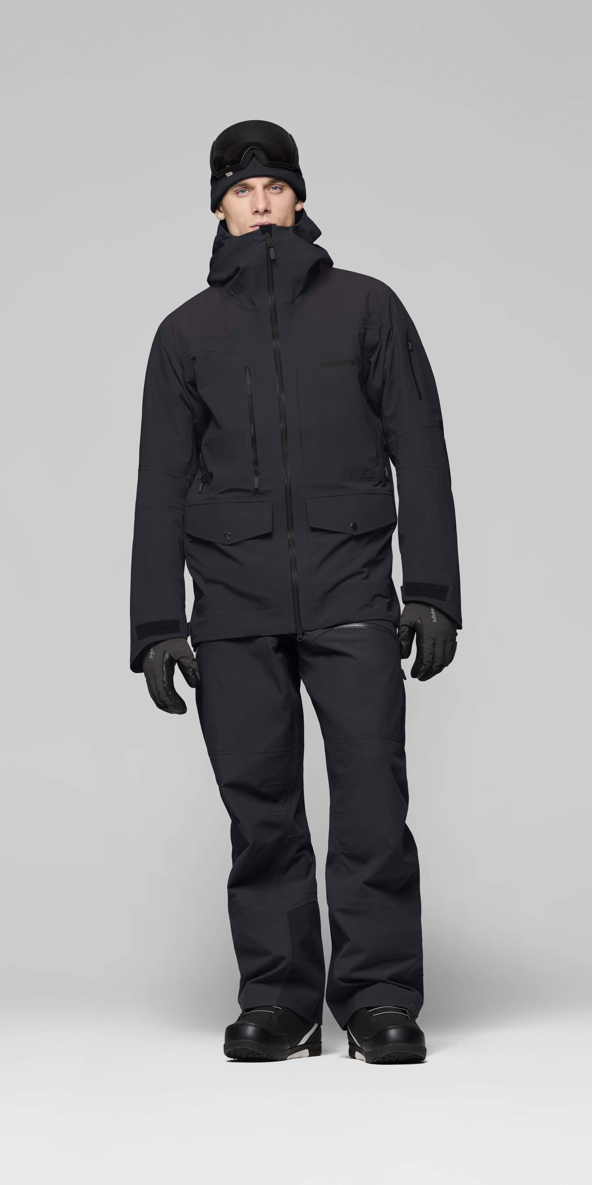 Male Look front image of tamok dri3 Jacket Caviar Black