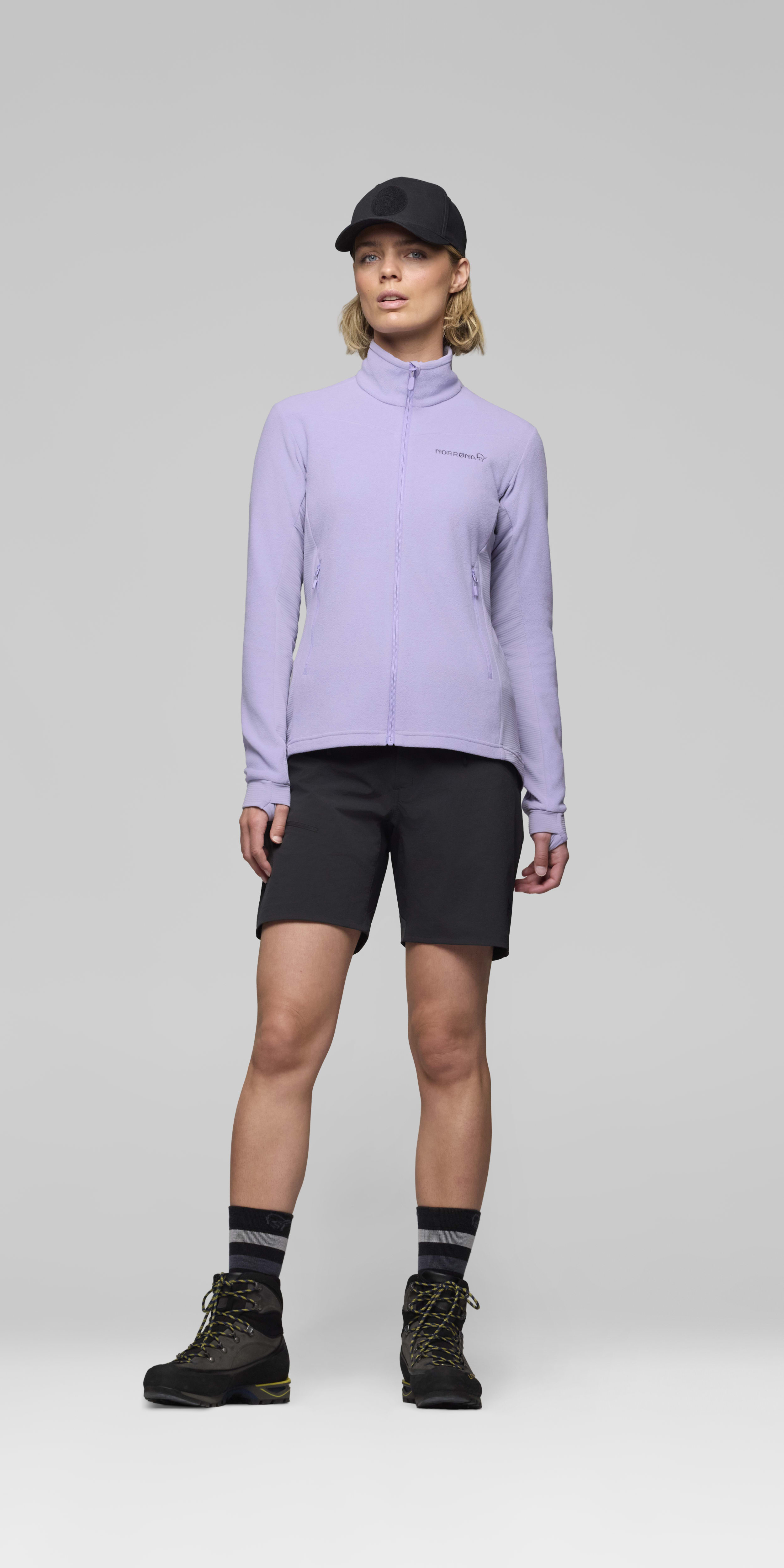 Female Look front image of falketind warm2 Jacket Heirloom Lilac