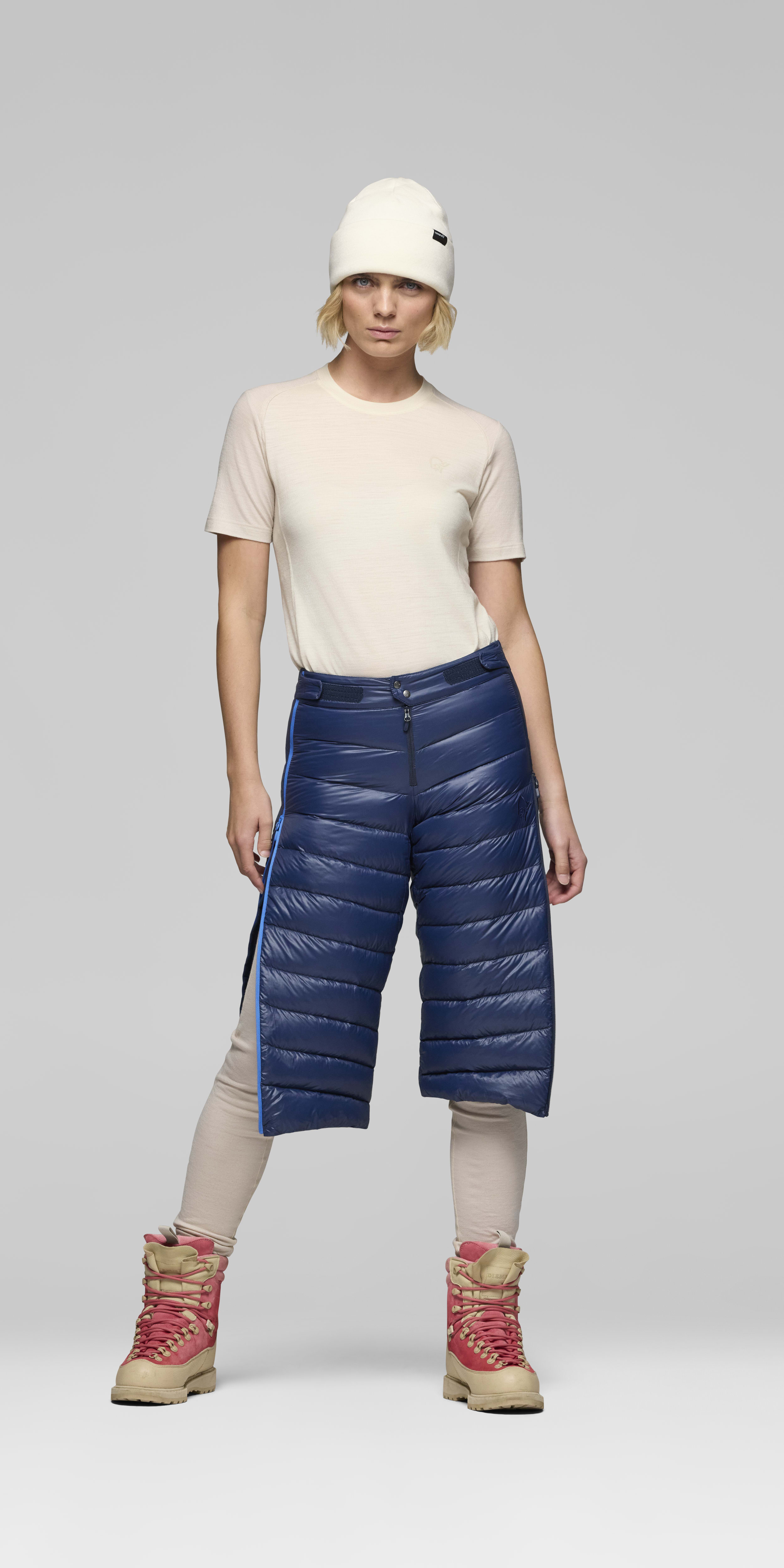 Female Look front image of lyngen down850 Knickers Indigo Night