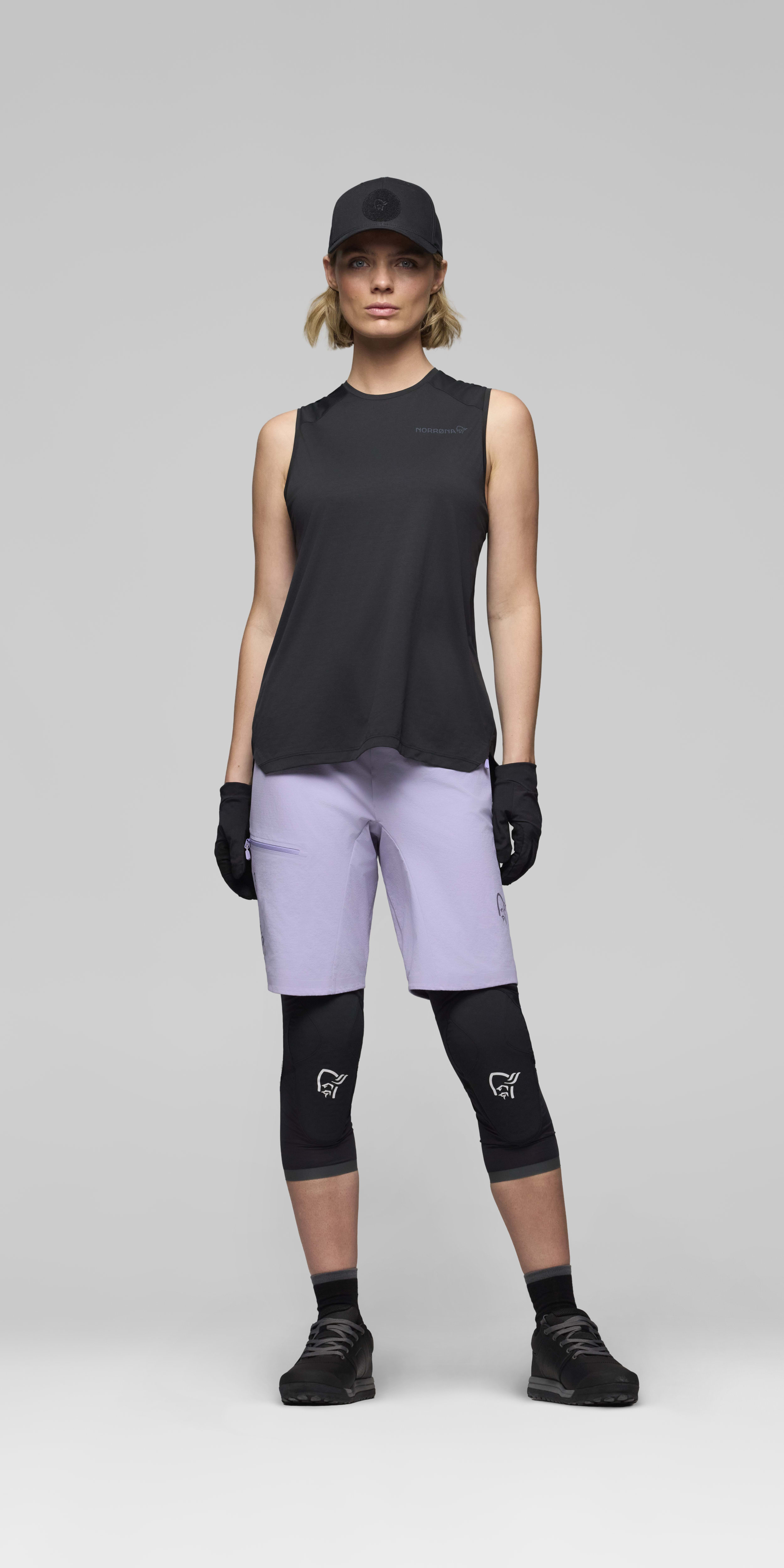 Female Look front image of fjora flex1 light Shorts Heirloom Lilac