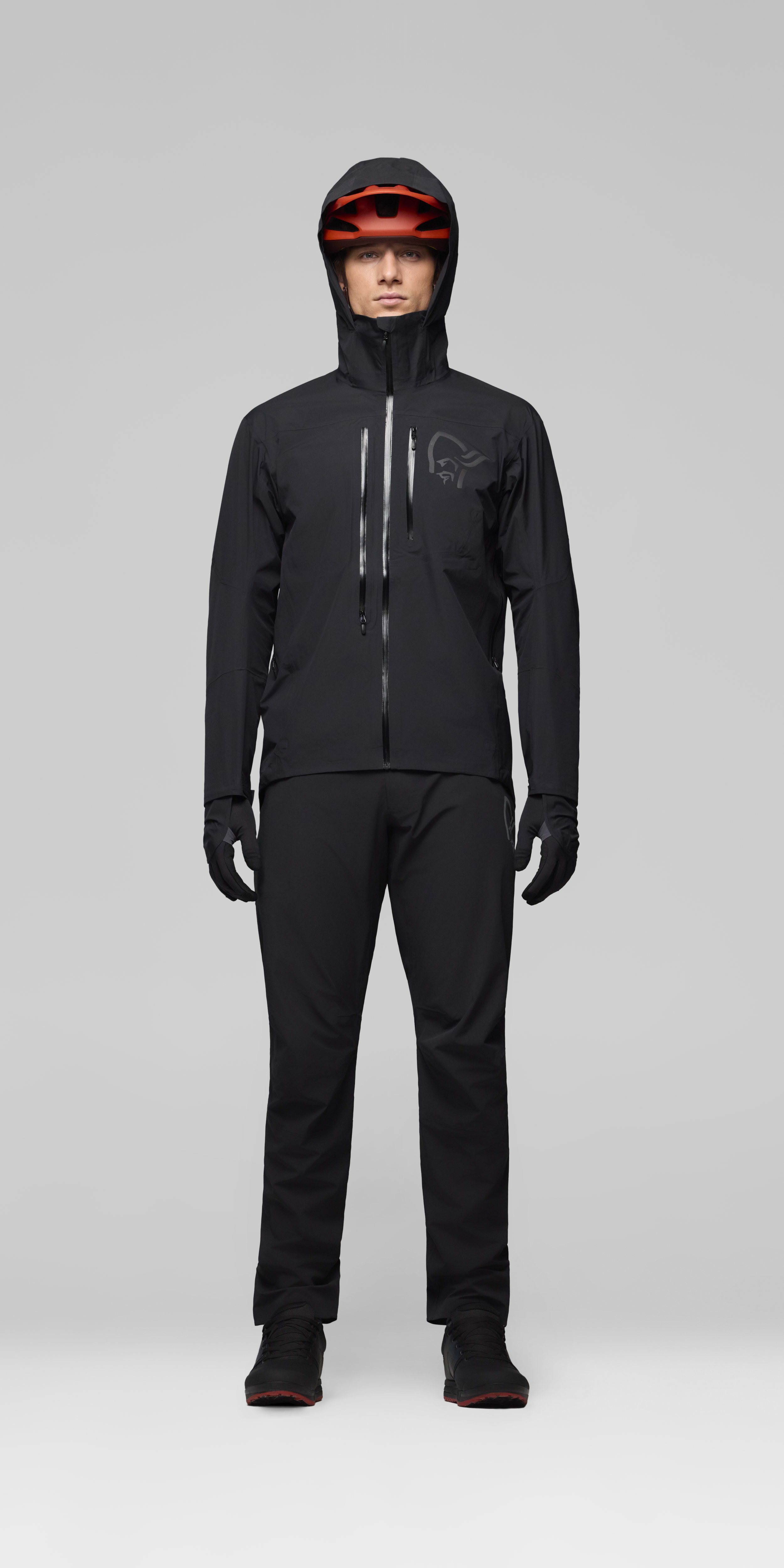 Male Look front image of fjora dri3 Jacket Caviar Black