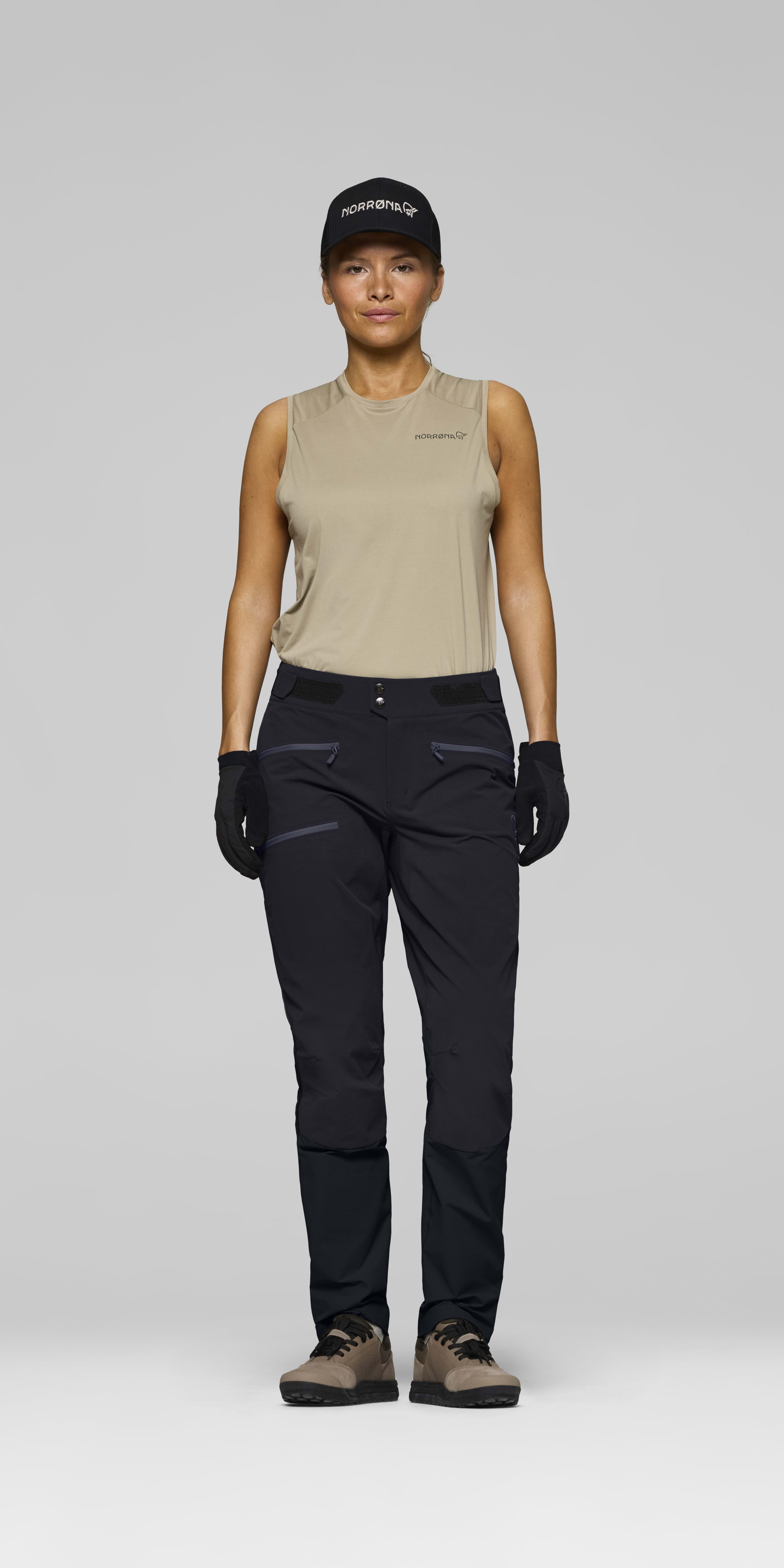 Female Look front image of fjora flex1 Pants Caviar Black