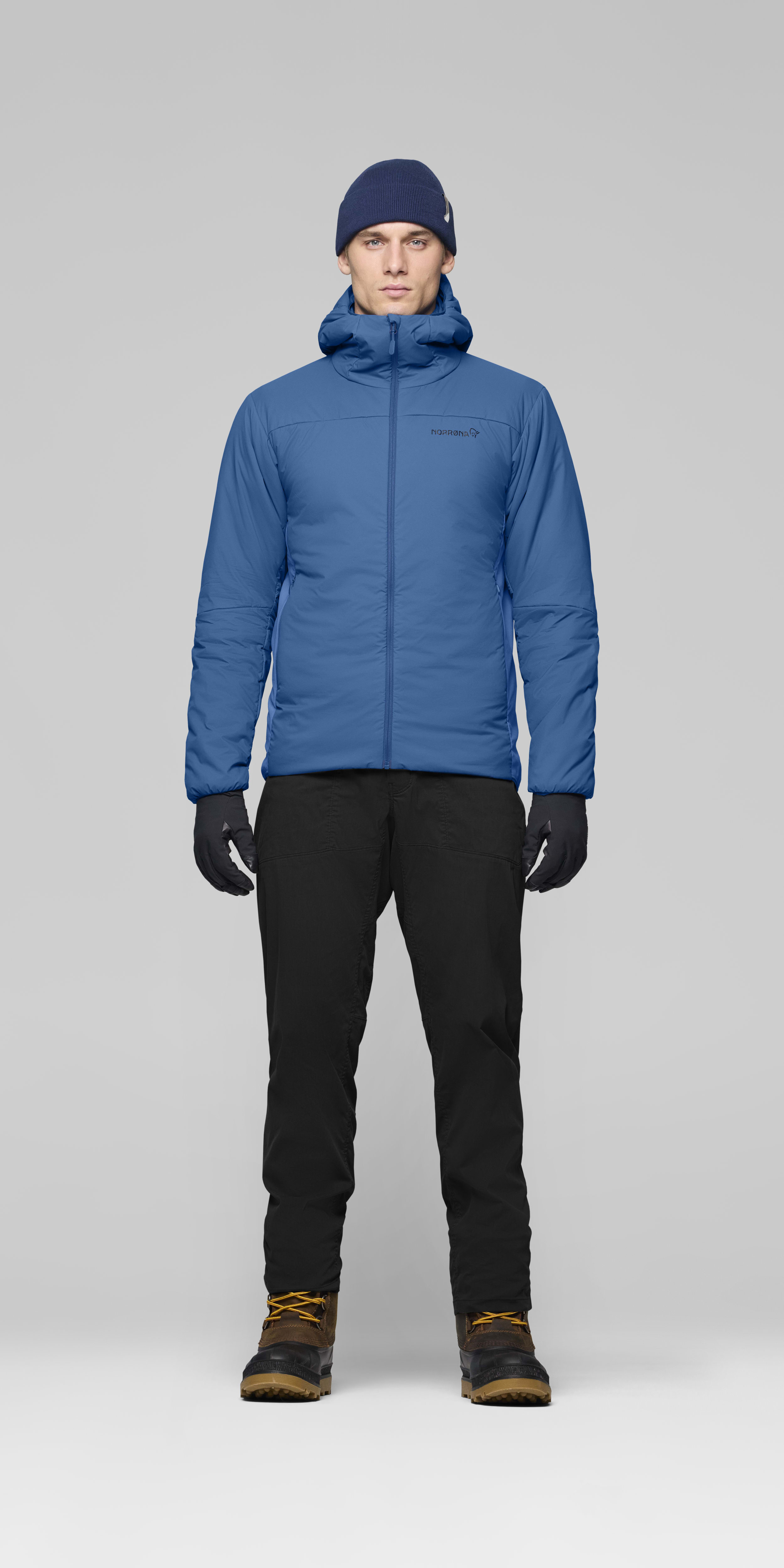 Male Look front image of femund thermo60 Zip Hood Dark Blue