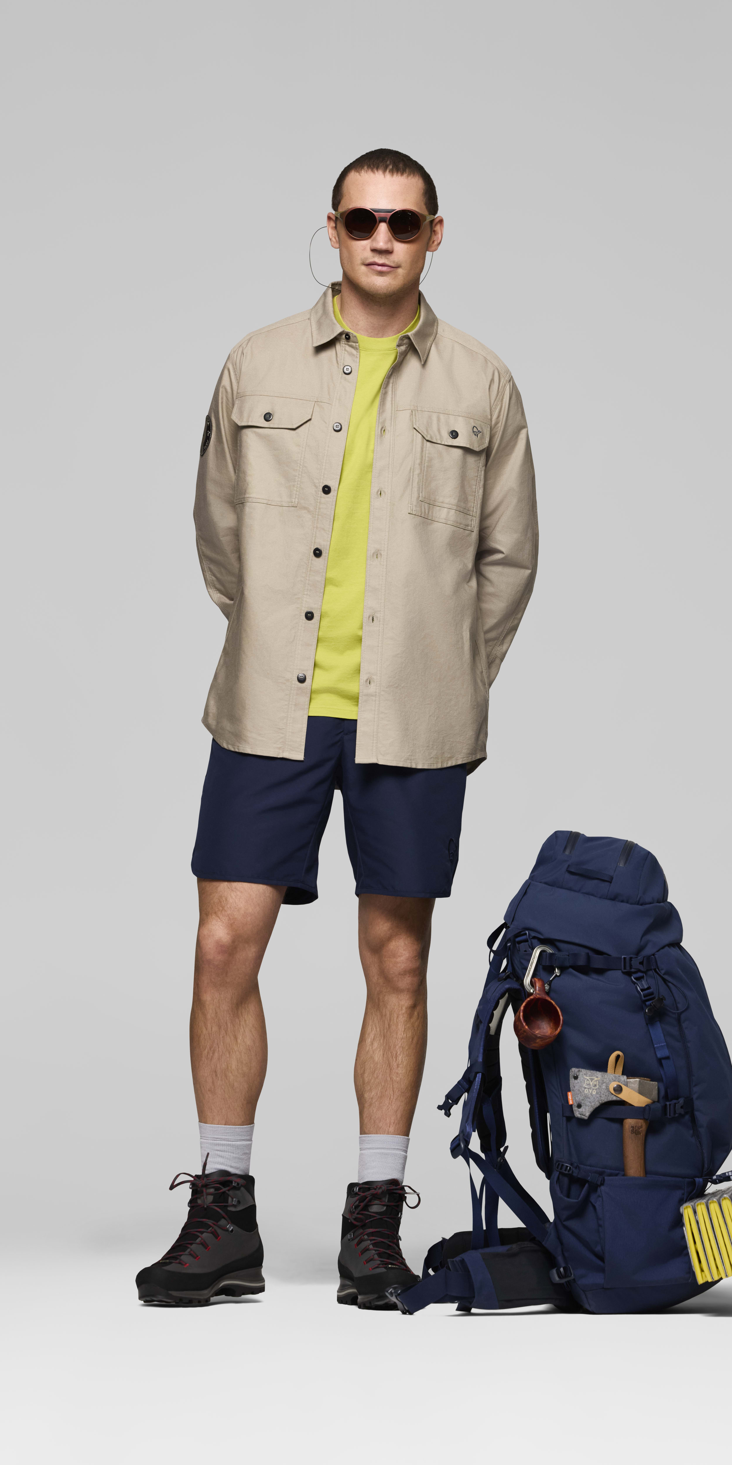 Male Look opening image of femund cotton Shirt Winter Twig
