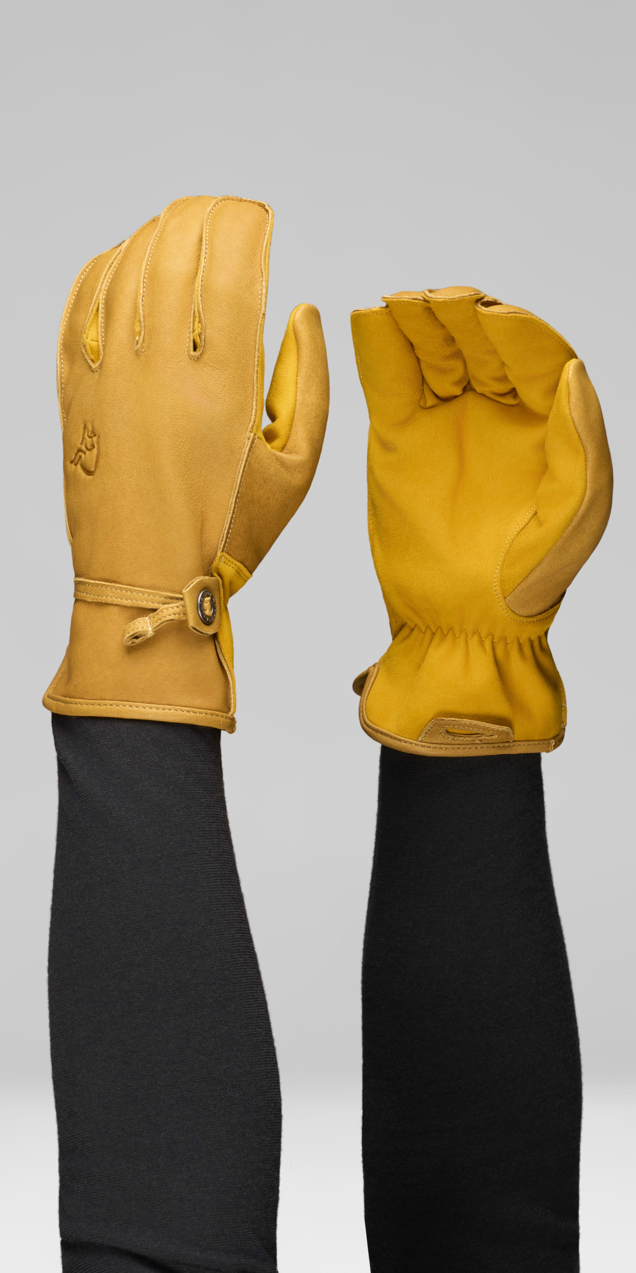 Female Look front image of femund leather Gloves Kangaroo