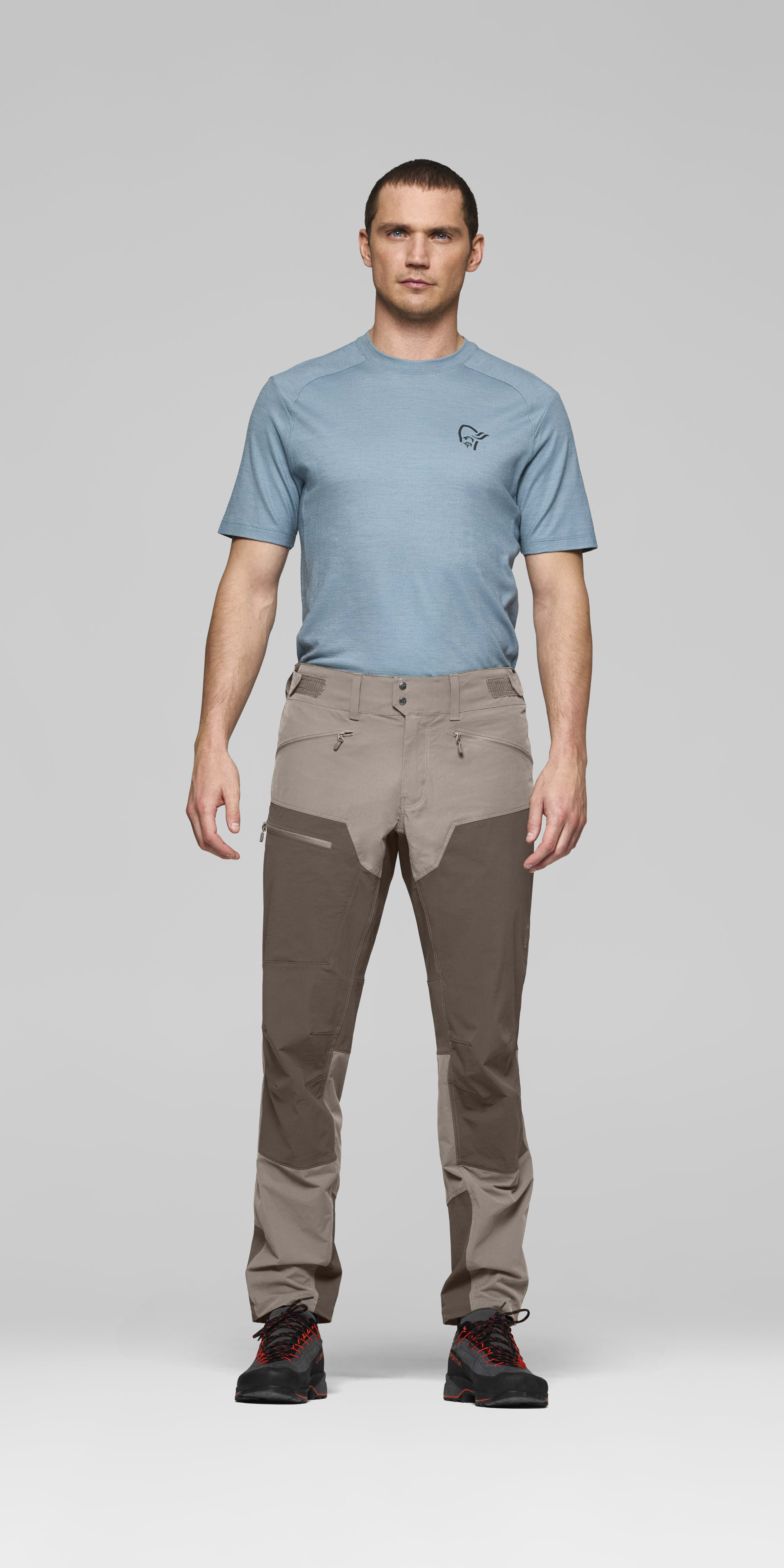 Male Look front image of femund cotton flex1 light Pants Winter Twig/Bungee cord
