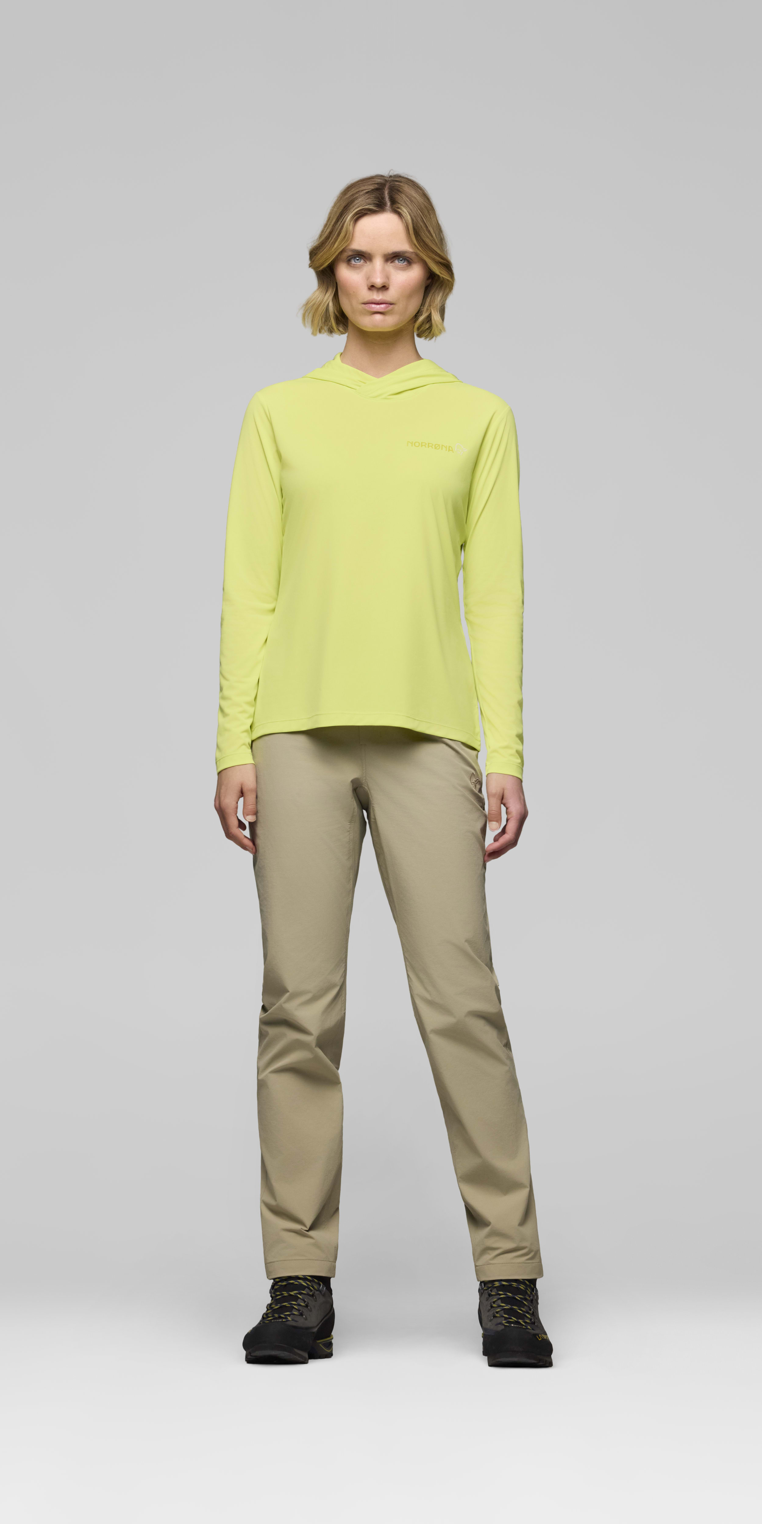 Female Look front image of femund tech Hood Limeade