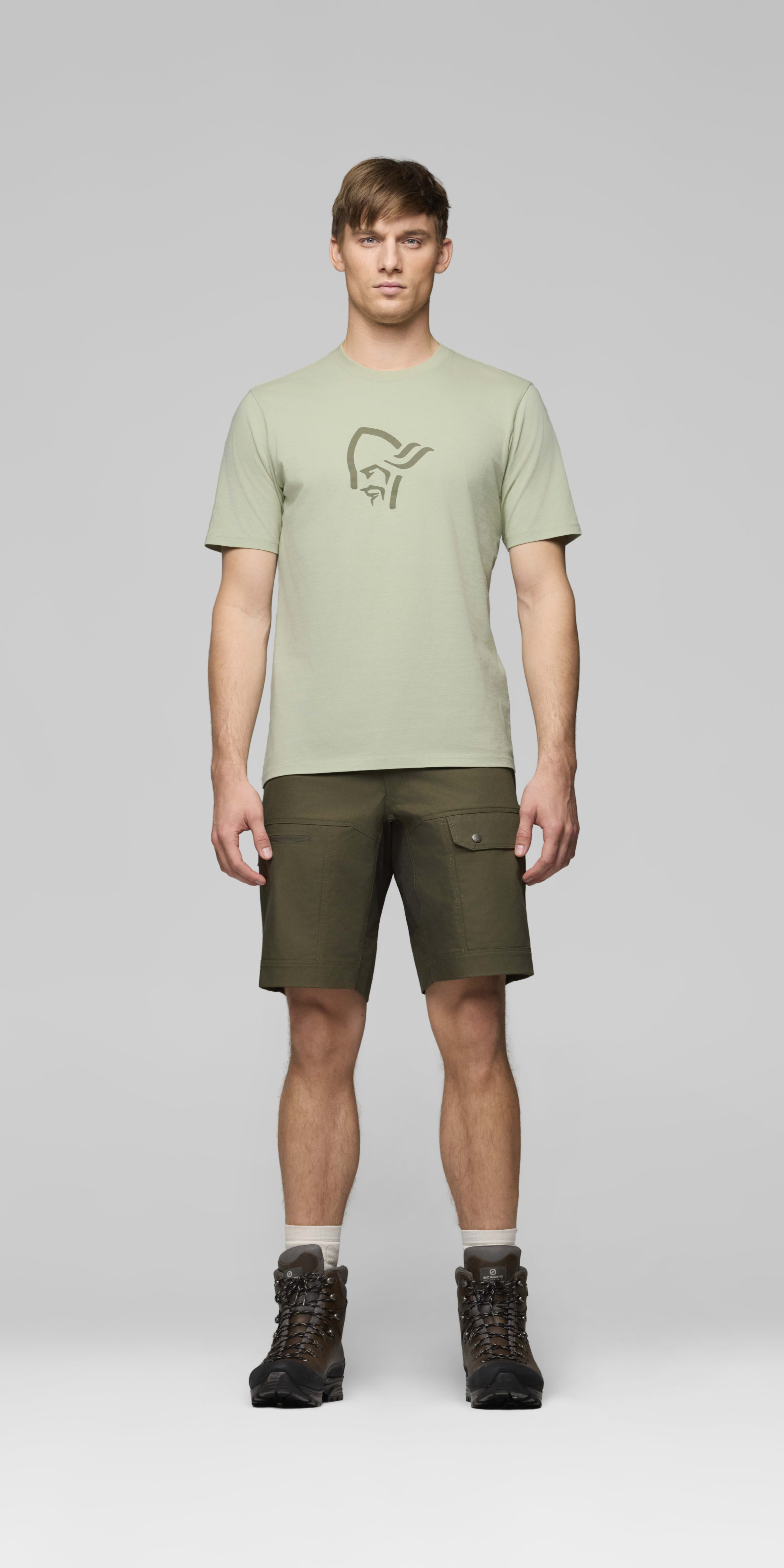 Male Look front image of 29 cotton viking T-shirt Desert Sage