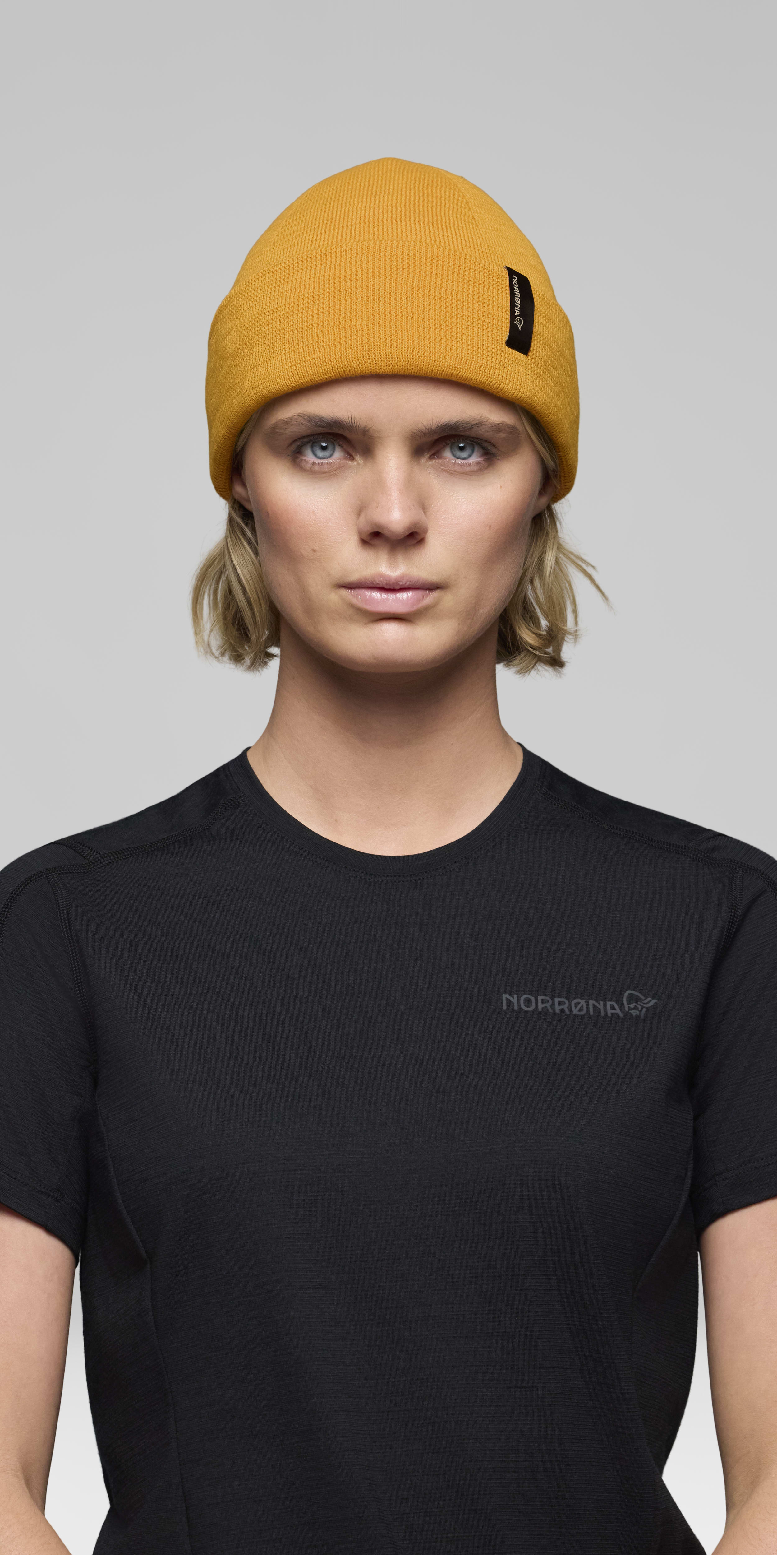 Female Look front image of 29 equaliser Beanie Sunflower
