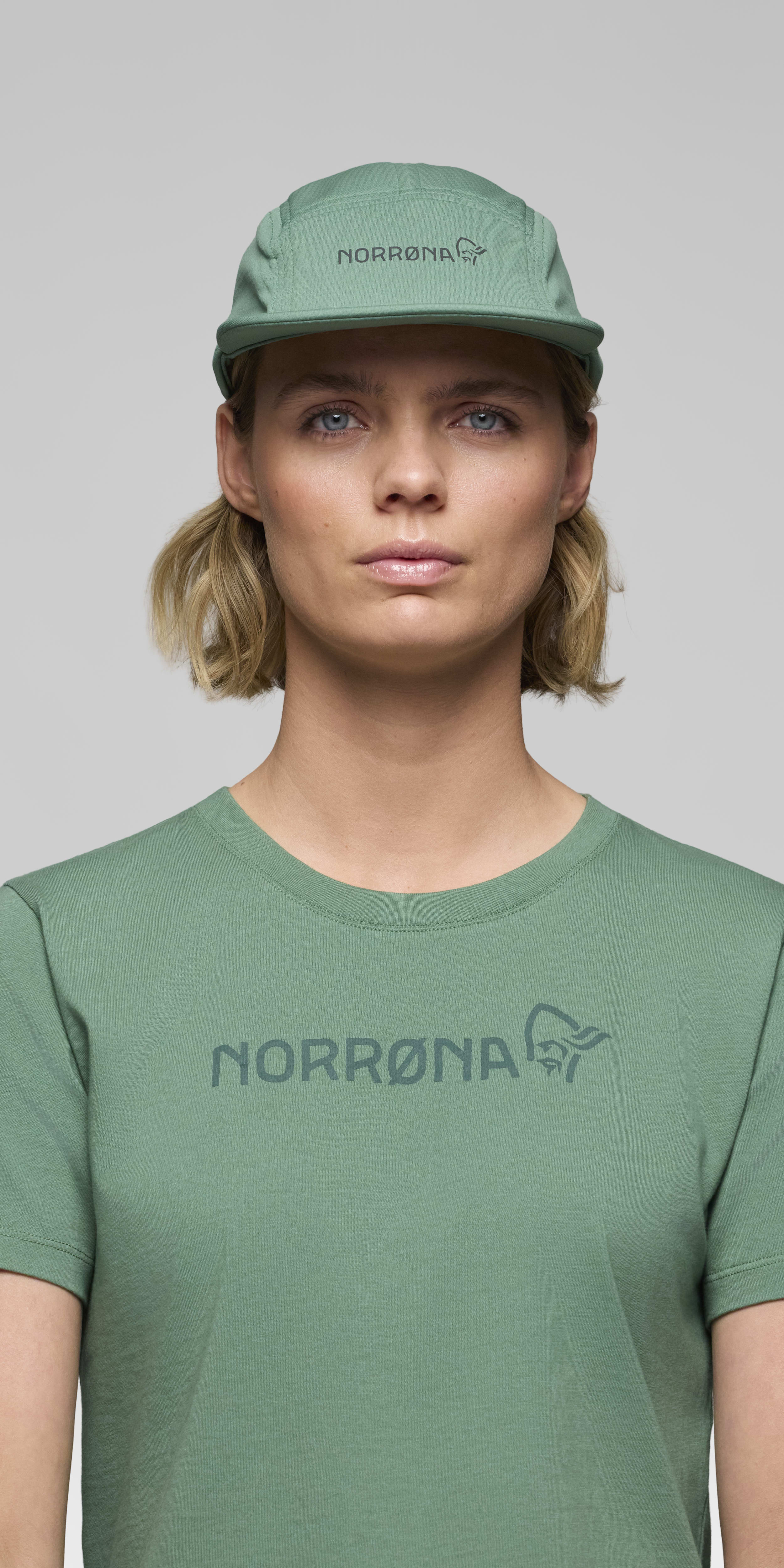 Female Look front image of senja Cap Dark Ivy